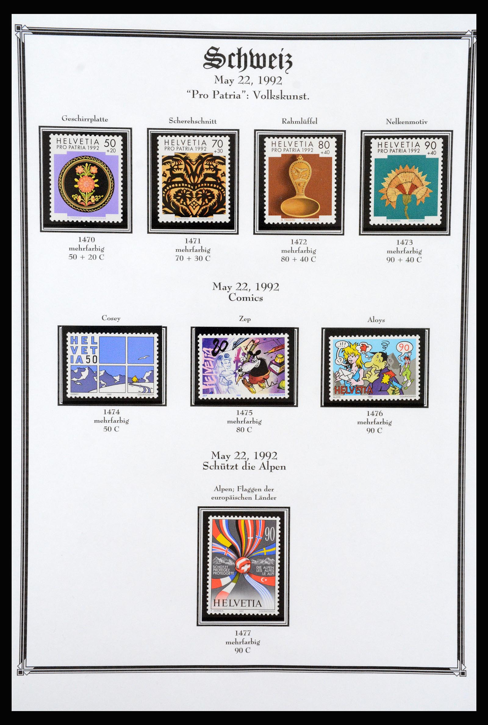 37159 232 - Stamp collection 37159 Switzerland 1862-2000.