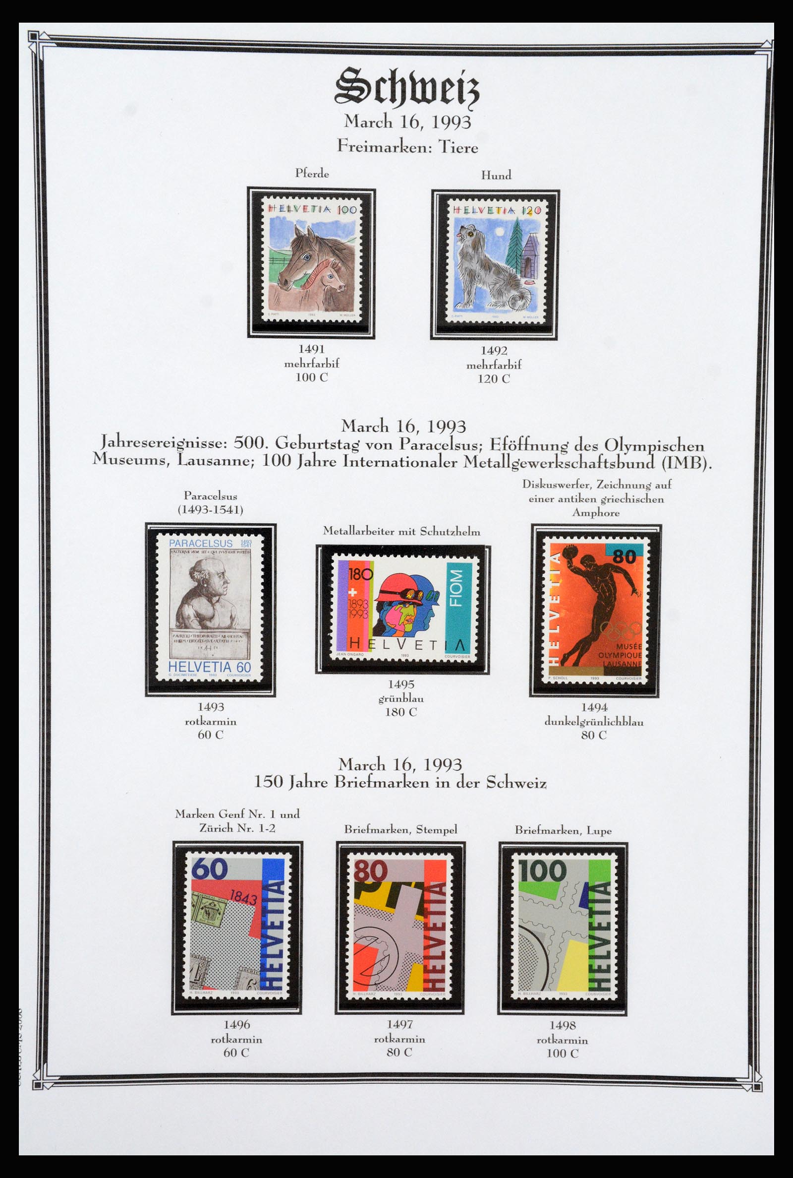37159 235 - Postzegelverzameling 37159 Zwitserland 1862-2000.