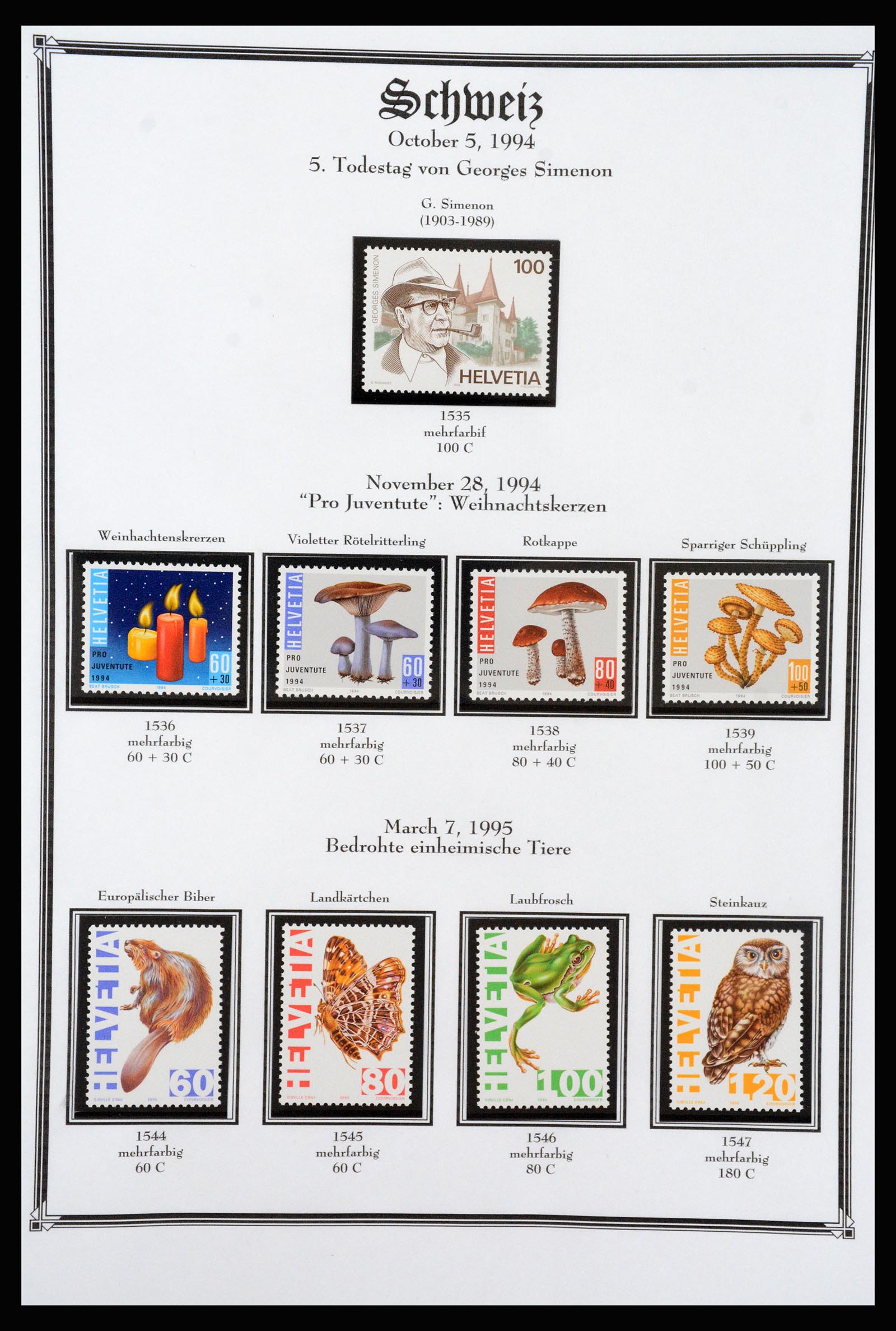 37159 241 - Stamp collection 37159 Switzerland 1862-2000.