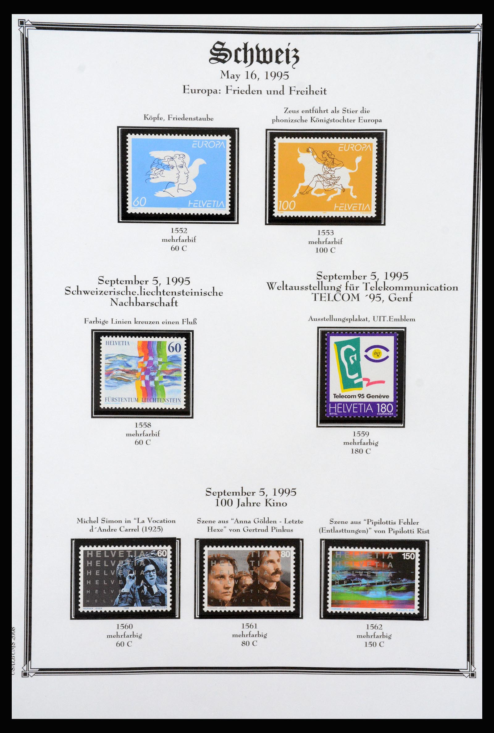 37159 244 - Postzegelverzameling 37159 Zwitserland 1862-2000.