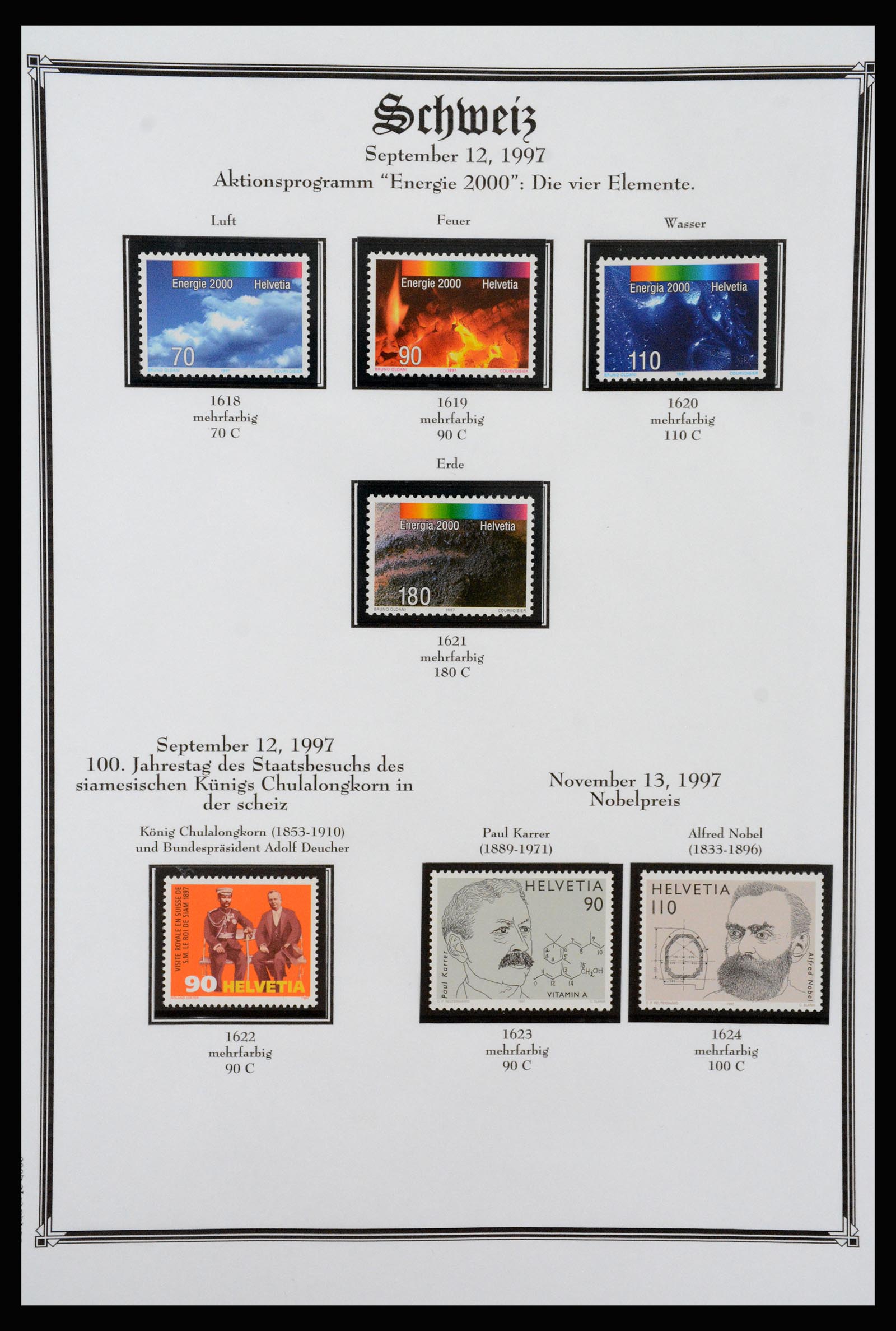 37159 252 - Postzegelverzameling 37159 Zwitserland 1862-2000.