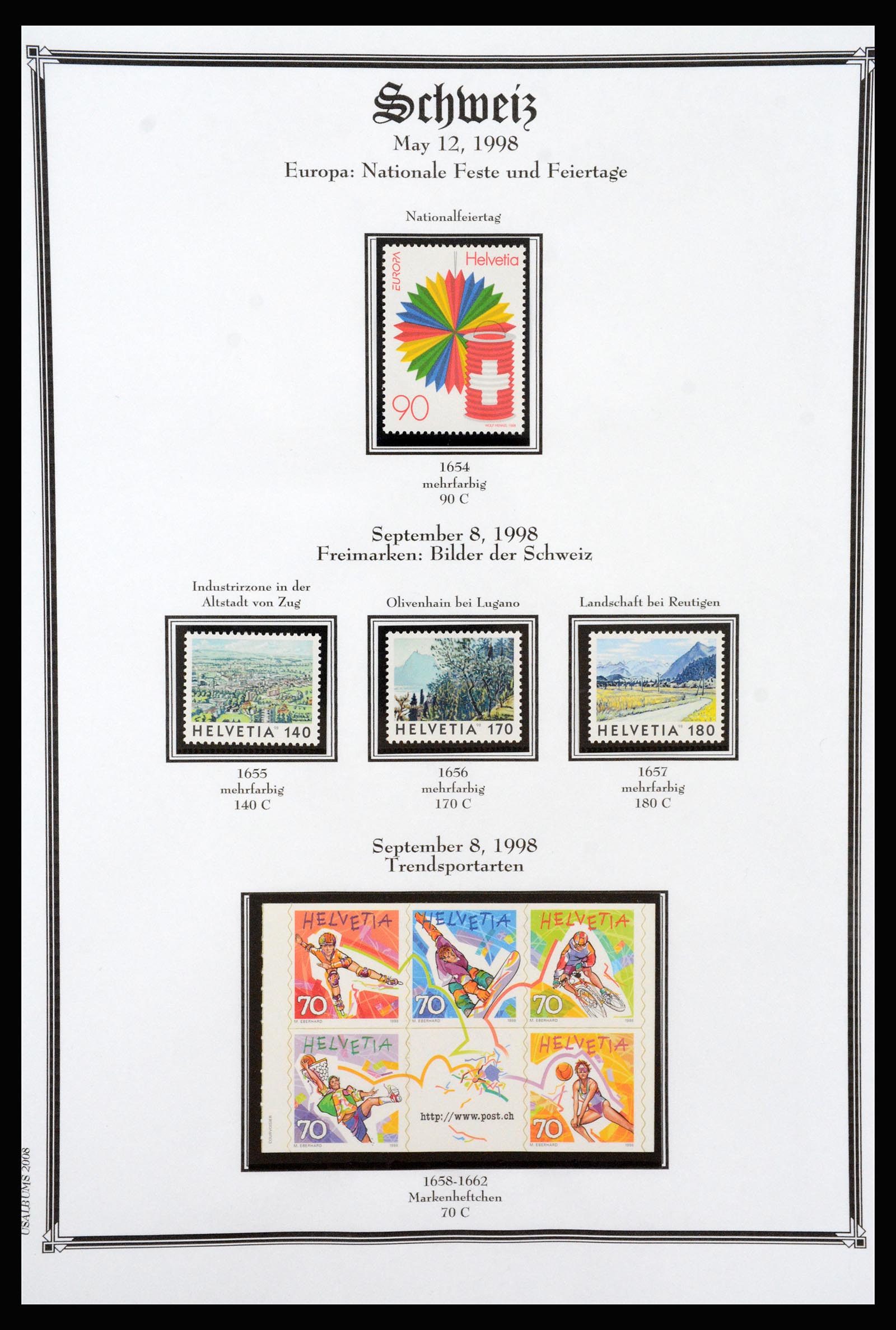 37159 256 - Postzegelverzameling 37159 Zwitserland 1862-2000.