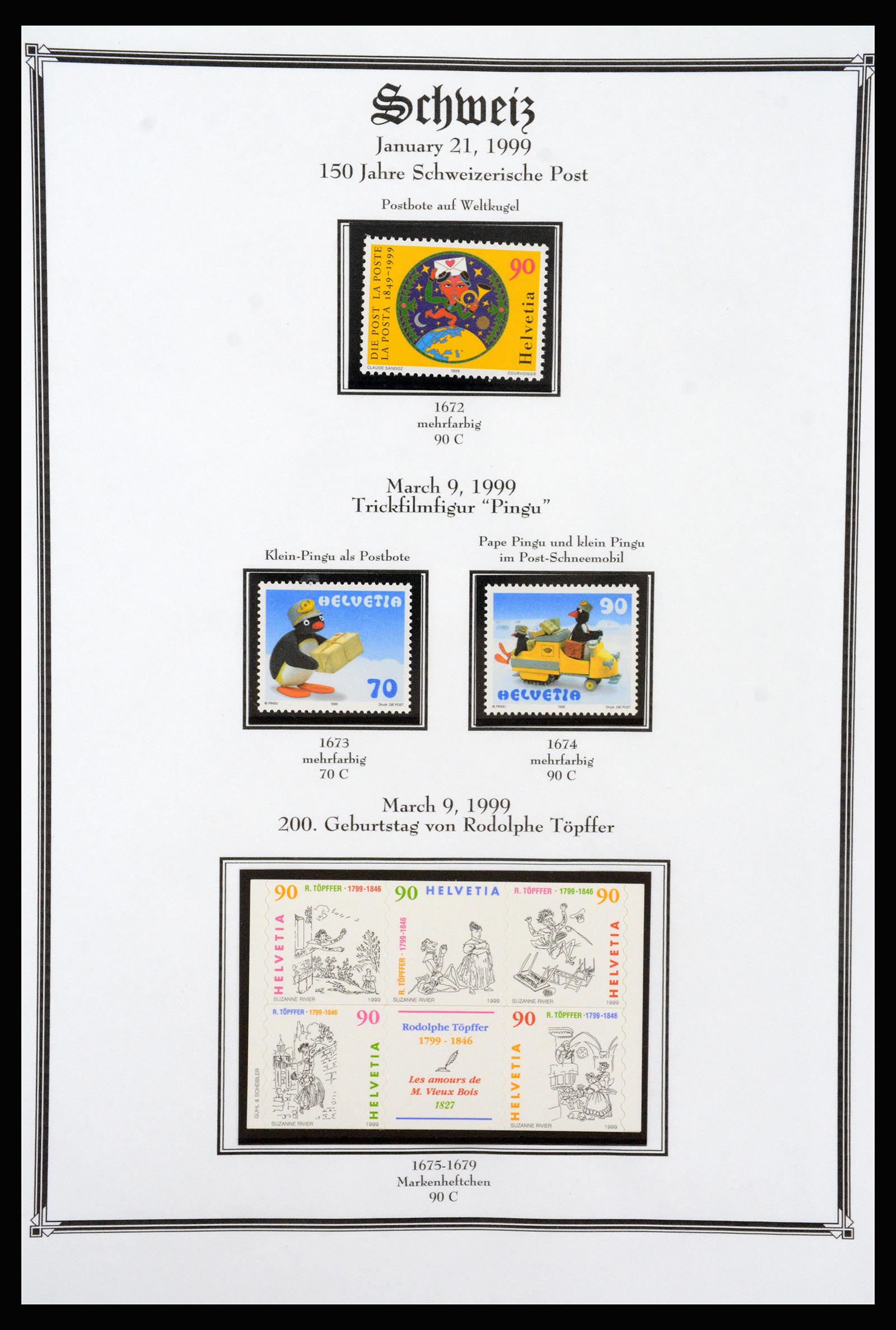 37159 259 - Postzegelverzameling 37159 Zwitserland 1862-2000.