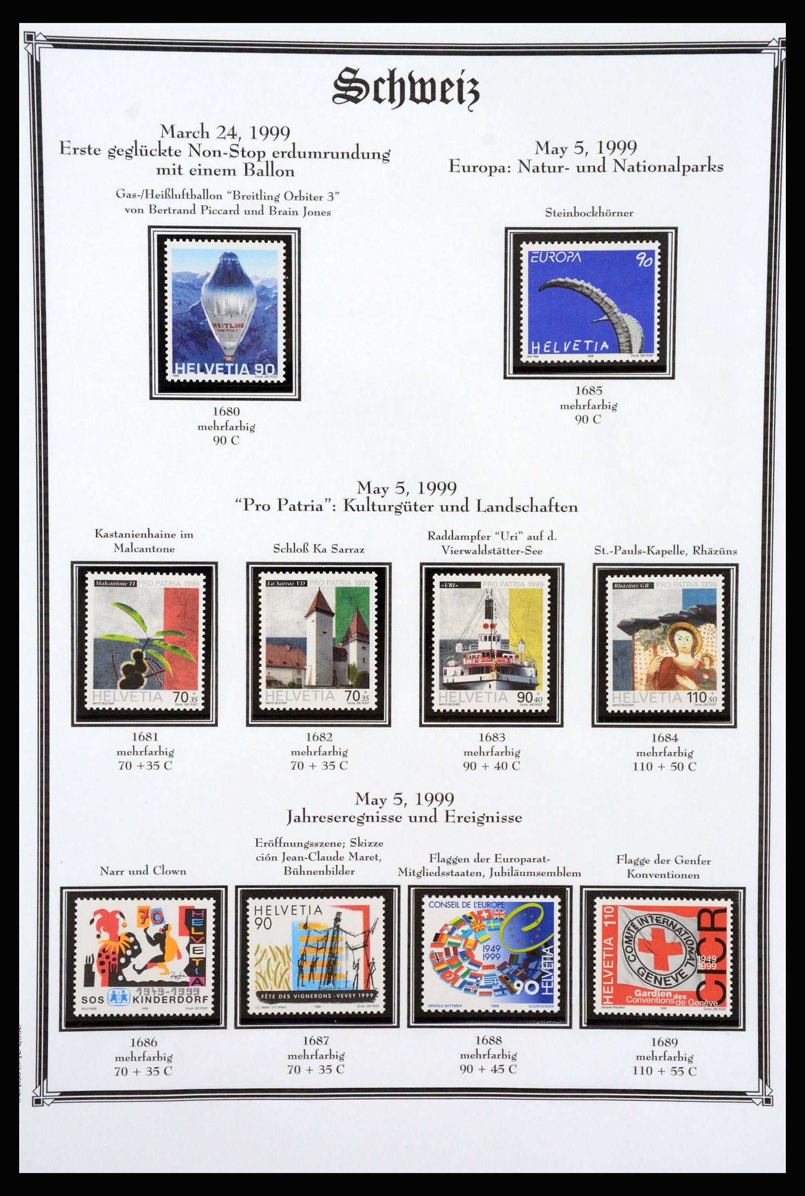 37159 260 - Postzegelverzameling 37159 Zwitserland 1862-2000.