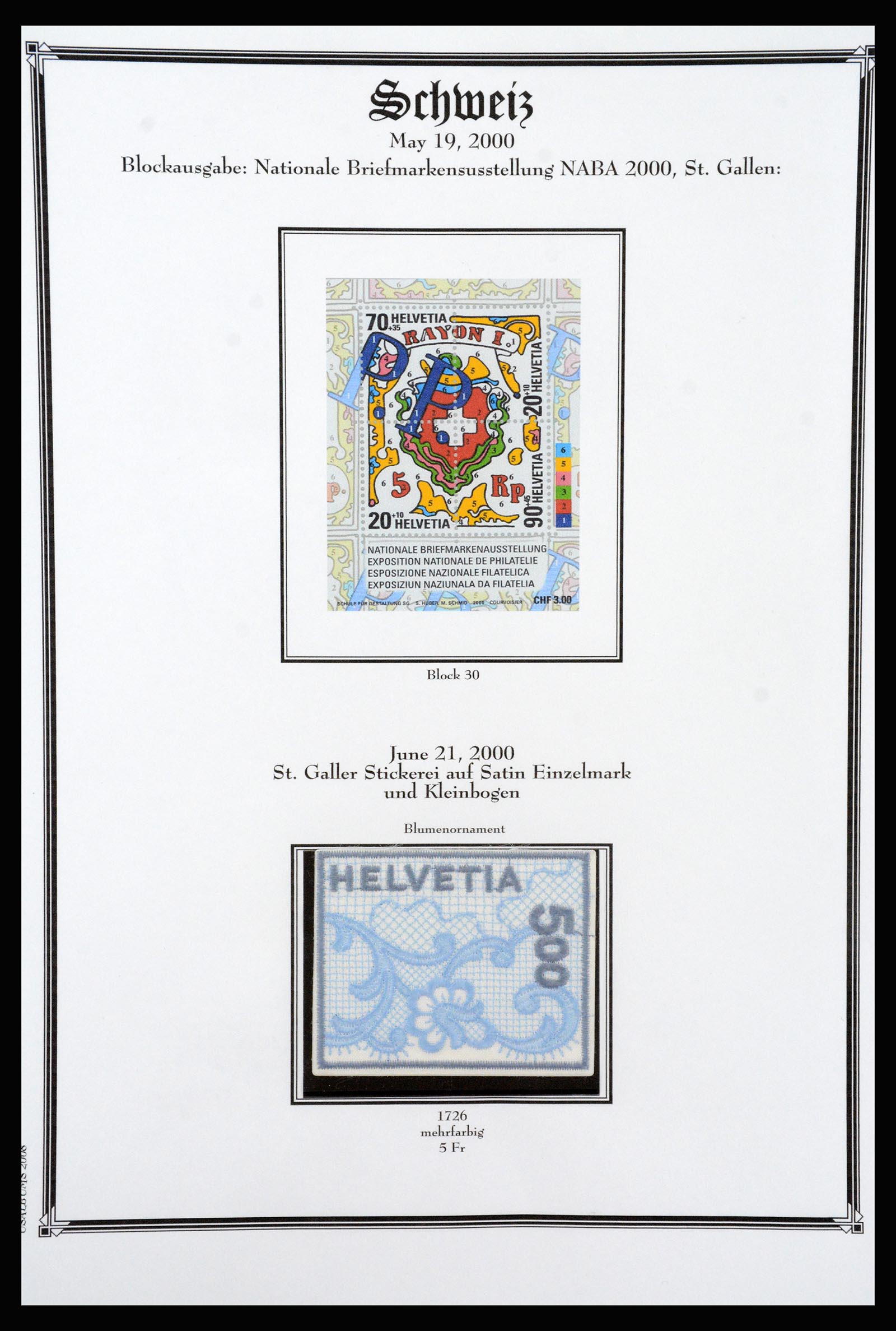 37159 267 - Stamp collection 37159 Switzerland 1862-2000.