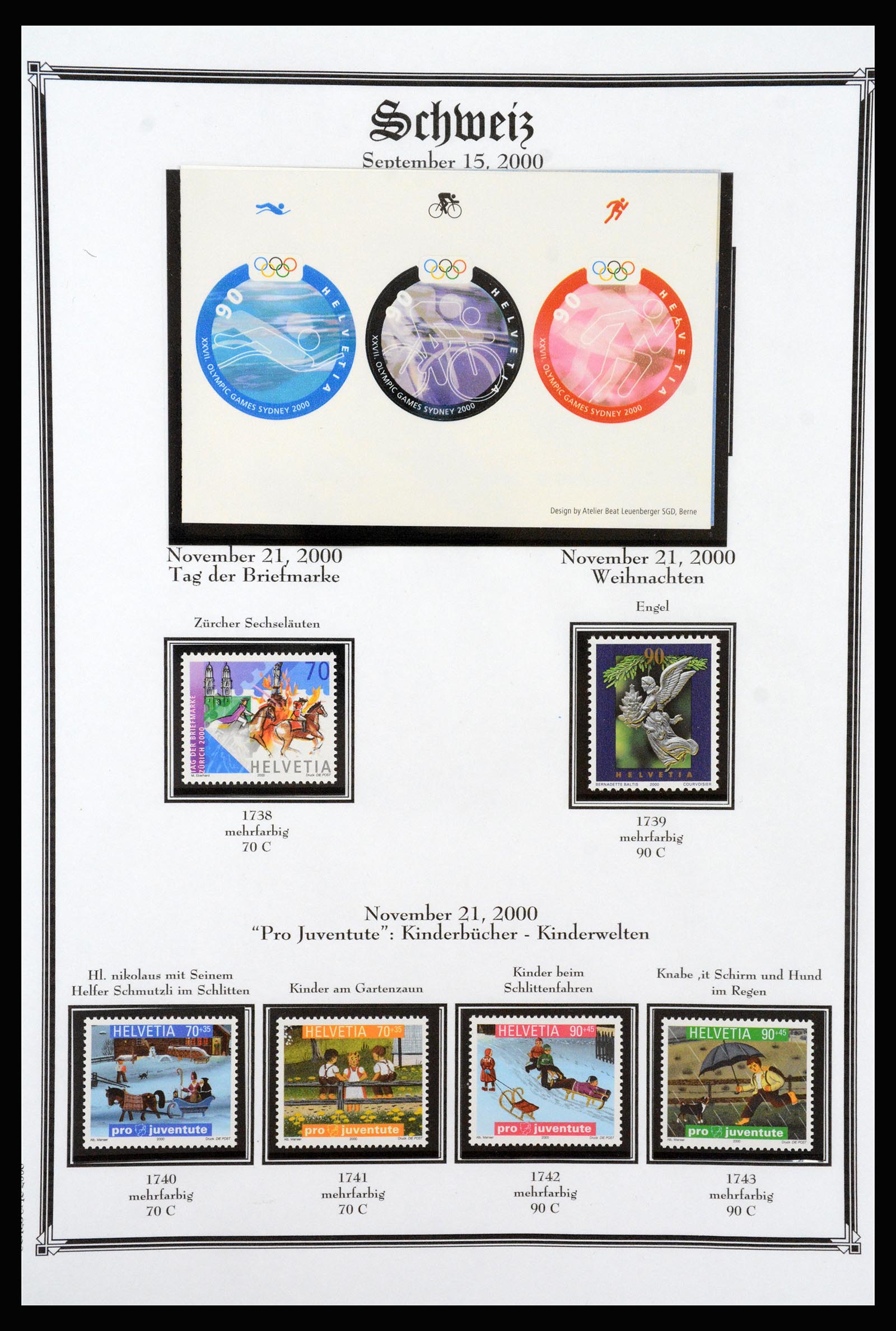 37159 269 - Postzegelverzameling 37159 Zwitserland 1862-2000.