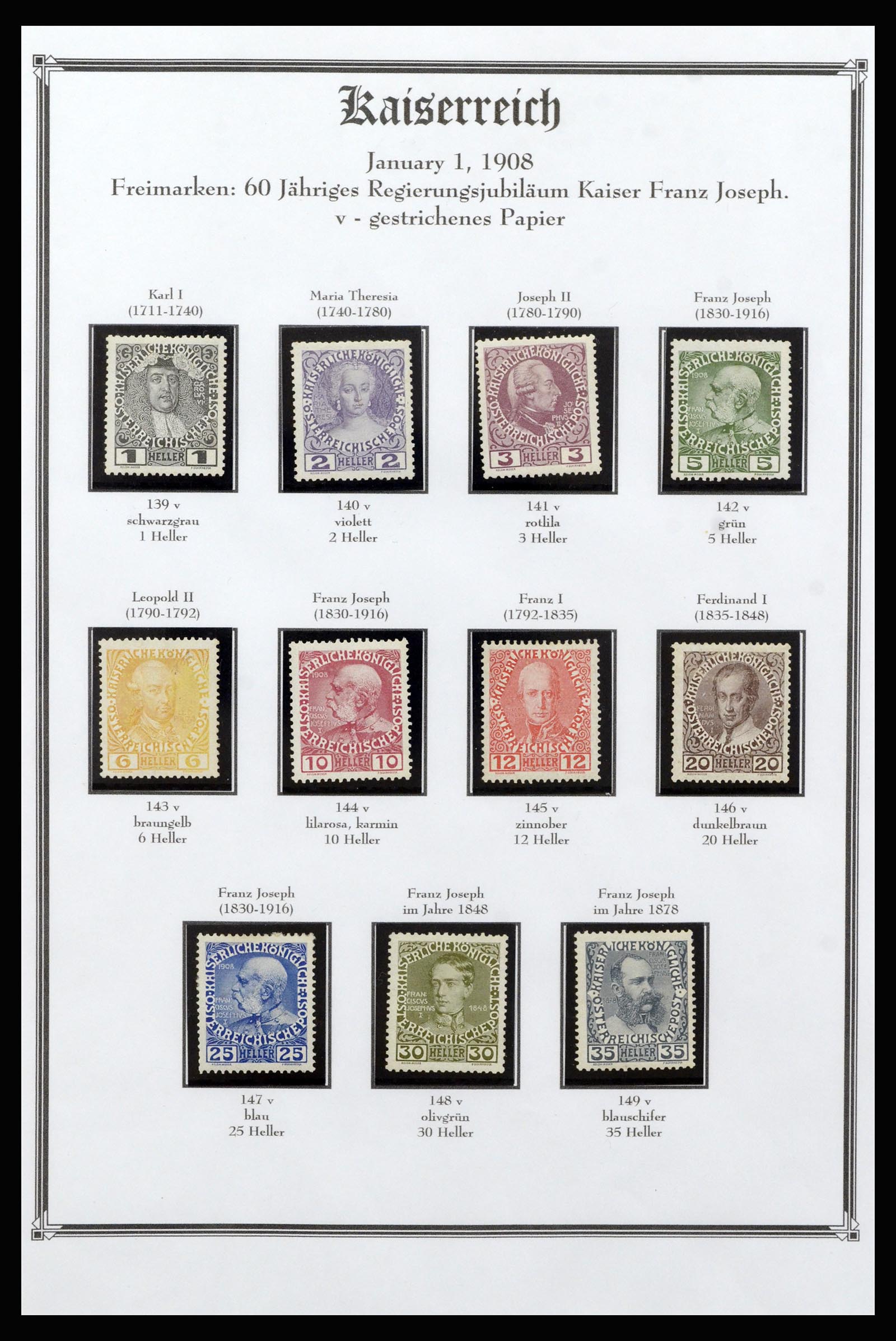 37163 001 - Postzegelverzameling 37163 Oostenrijk 1908-2005.