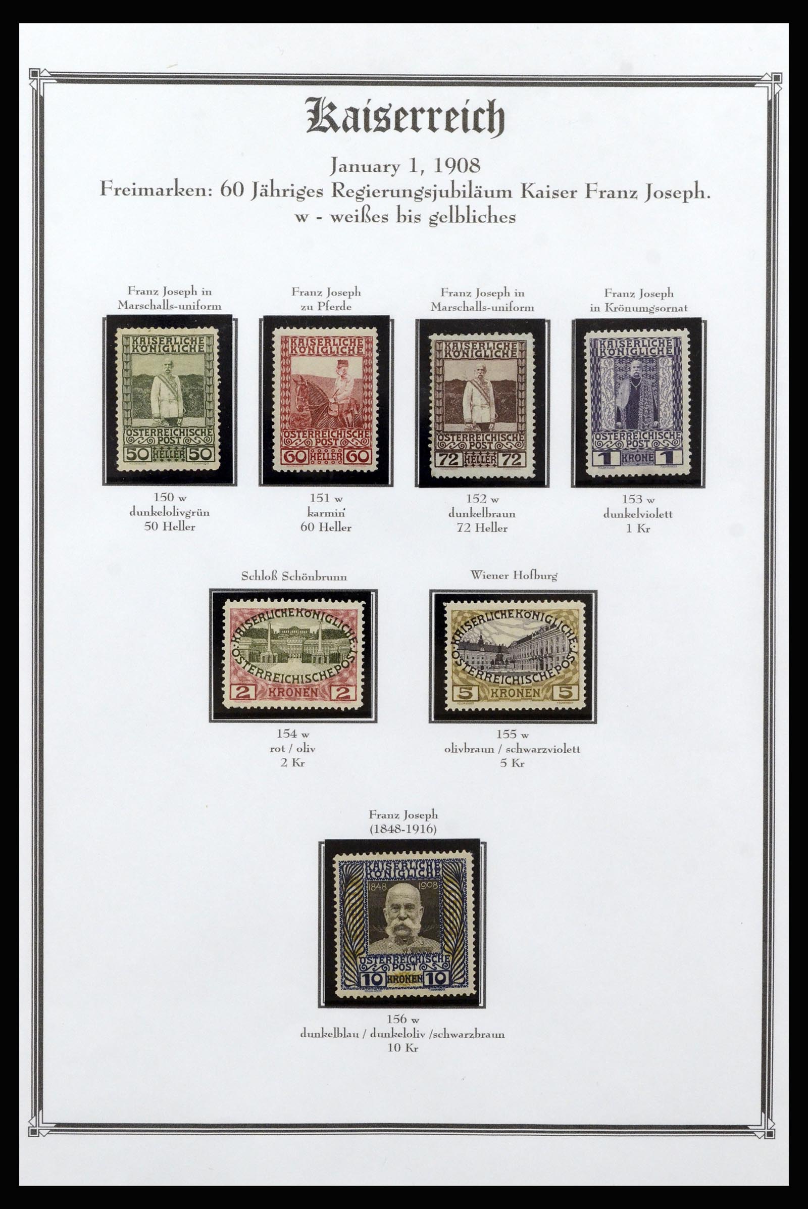 37163 002 - Postzegelverzameling 37163 Oostenrijk 1908-2005.