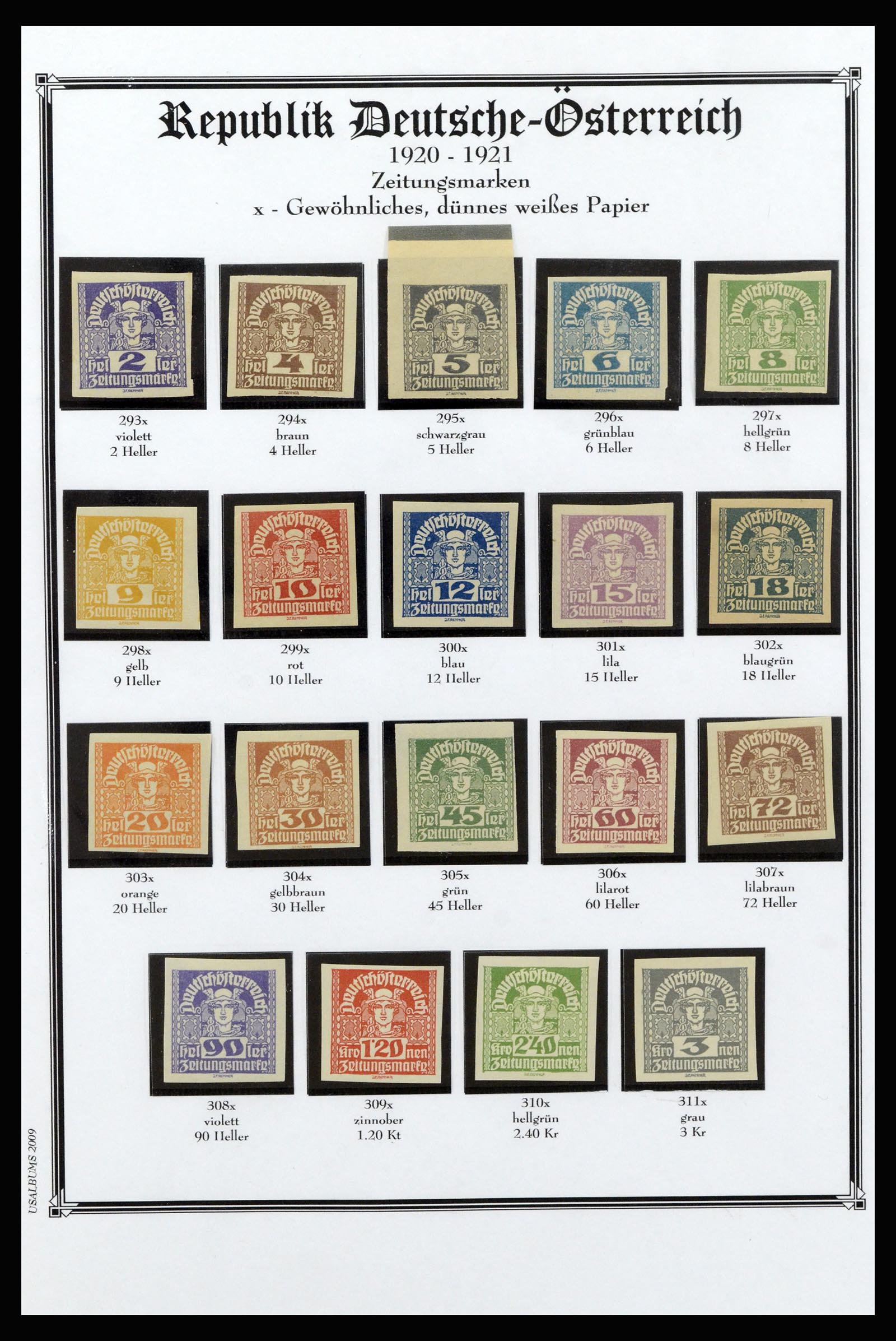 37163 020 - Postzegelverzameling 37163 Oostenrijk 1908-2005.