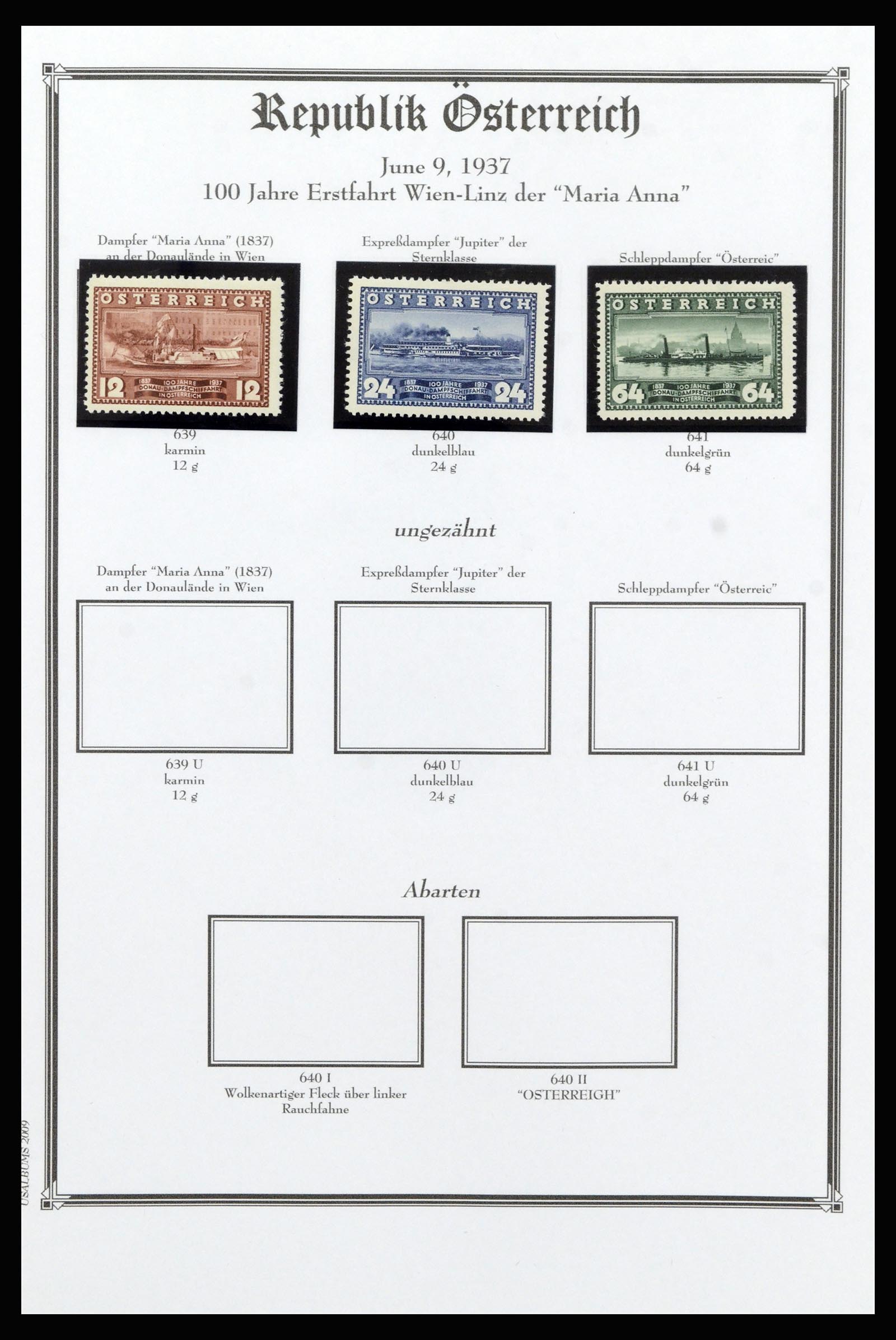 37163 044 - Postzegelverzameling 37163 Oostenrijk 1908-2005.