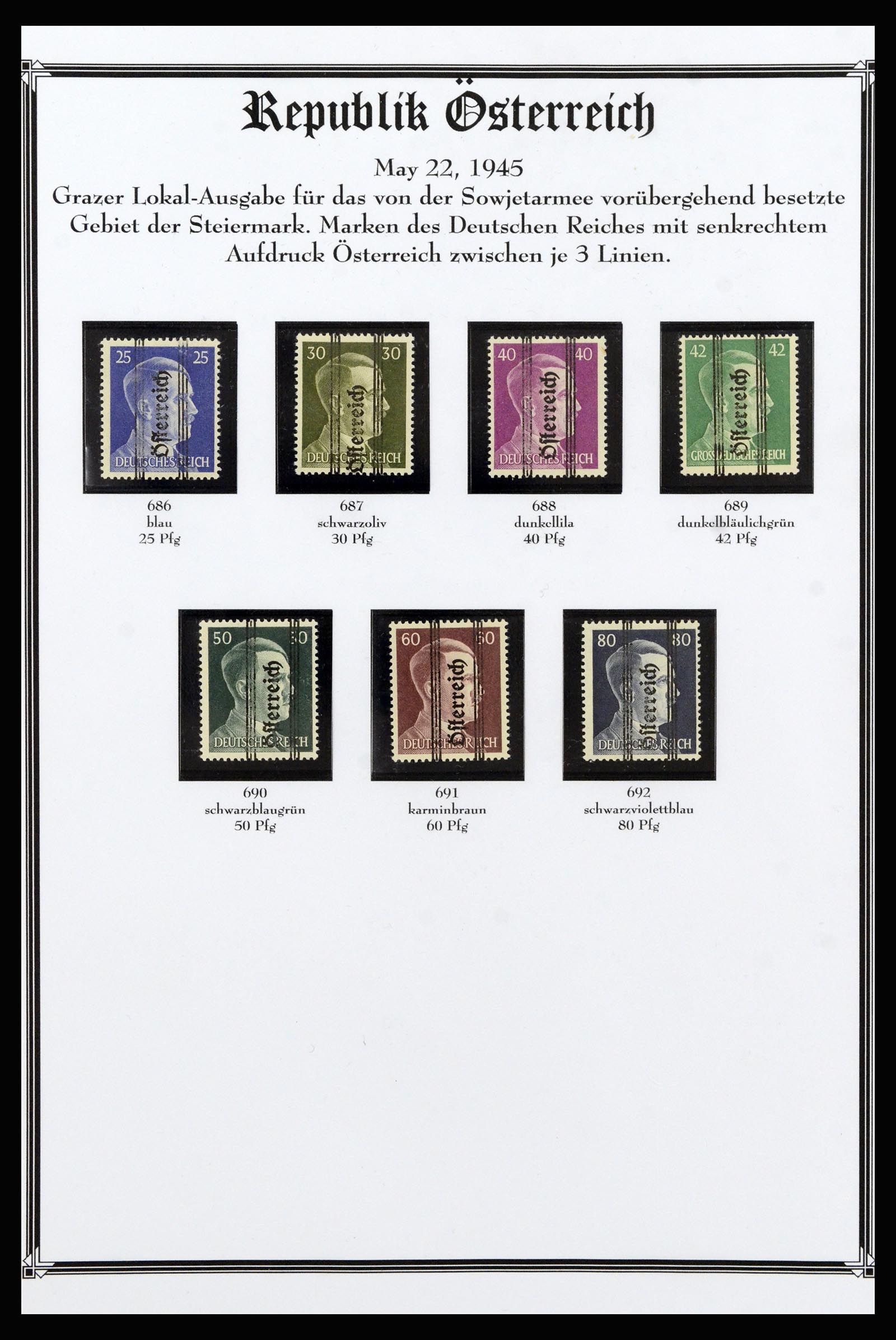 37163 051 - Postzegelverzameling 37163 Oostenrijk 1908-2005.