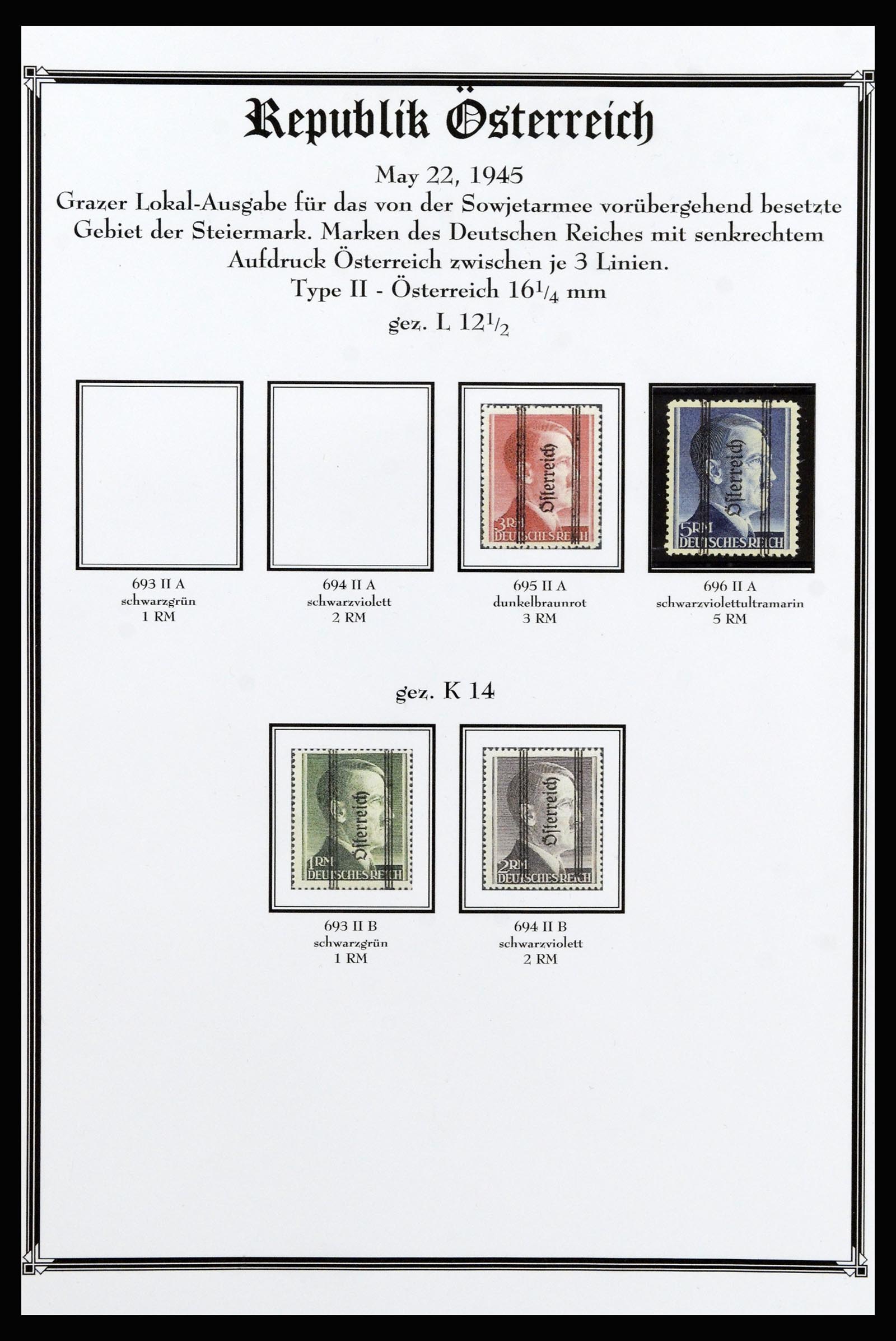 37163 053 - Postzegelverzameling 37163 Oostenrijk 1908-2005.
