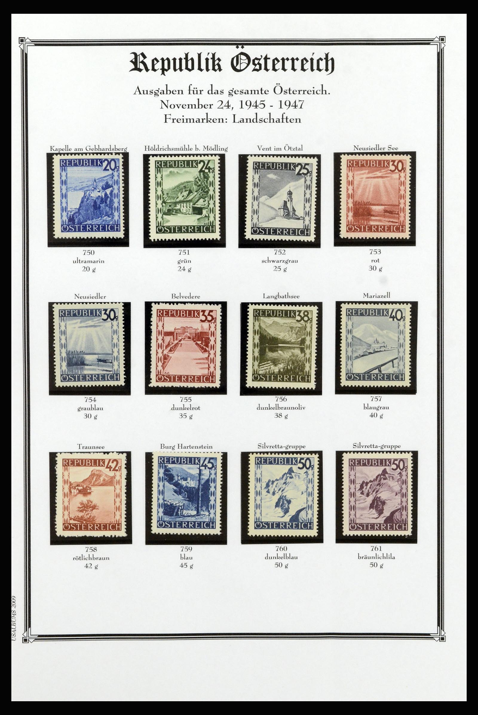 37163 058 - Postzegelverzameling 37163 Oostenrijk 1908-2005.
