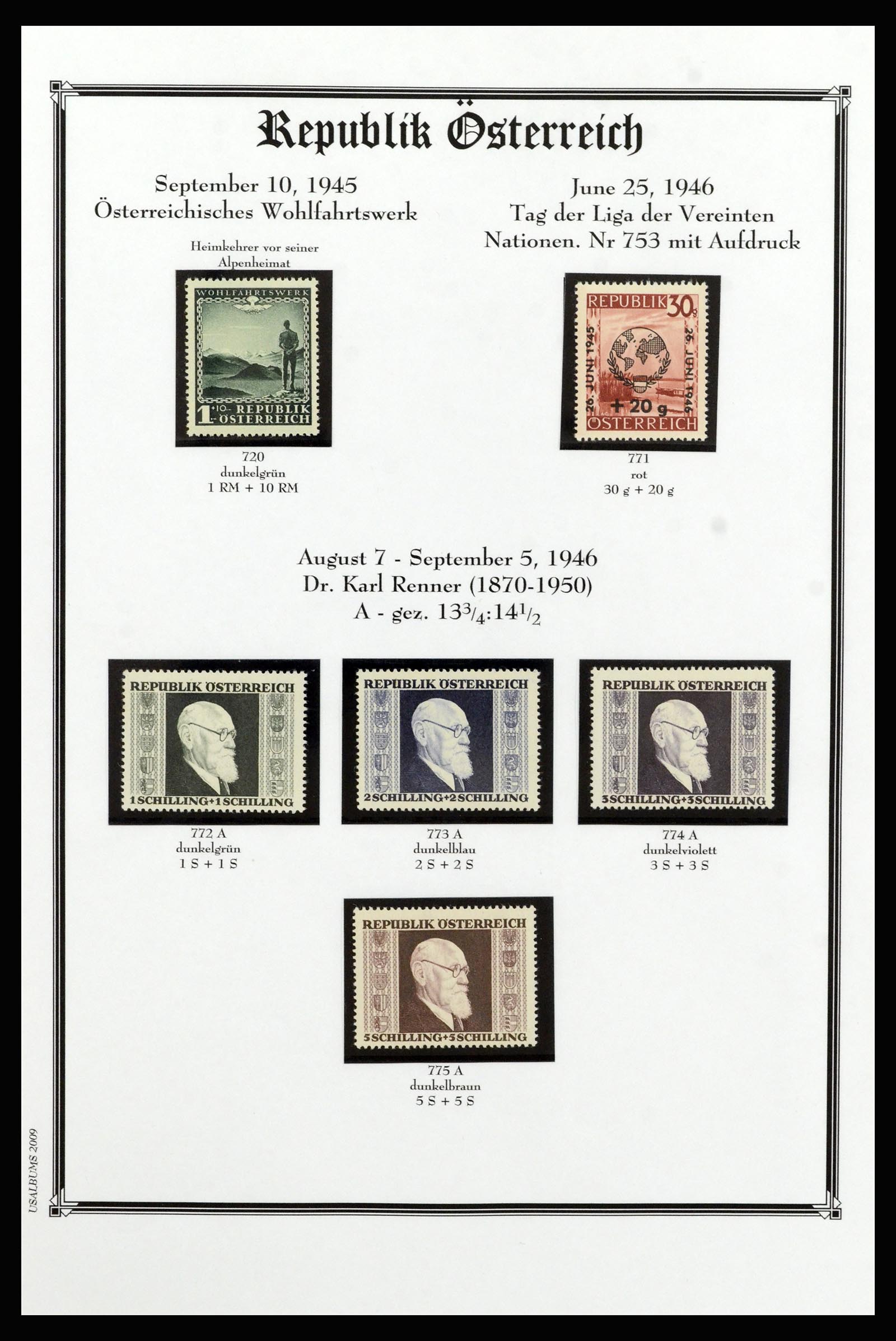 37163 060 - Postzegelverzameling 37163 Oostenrijk 1908-2005.