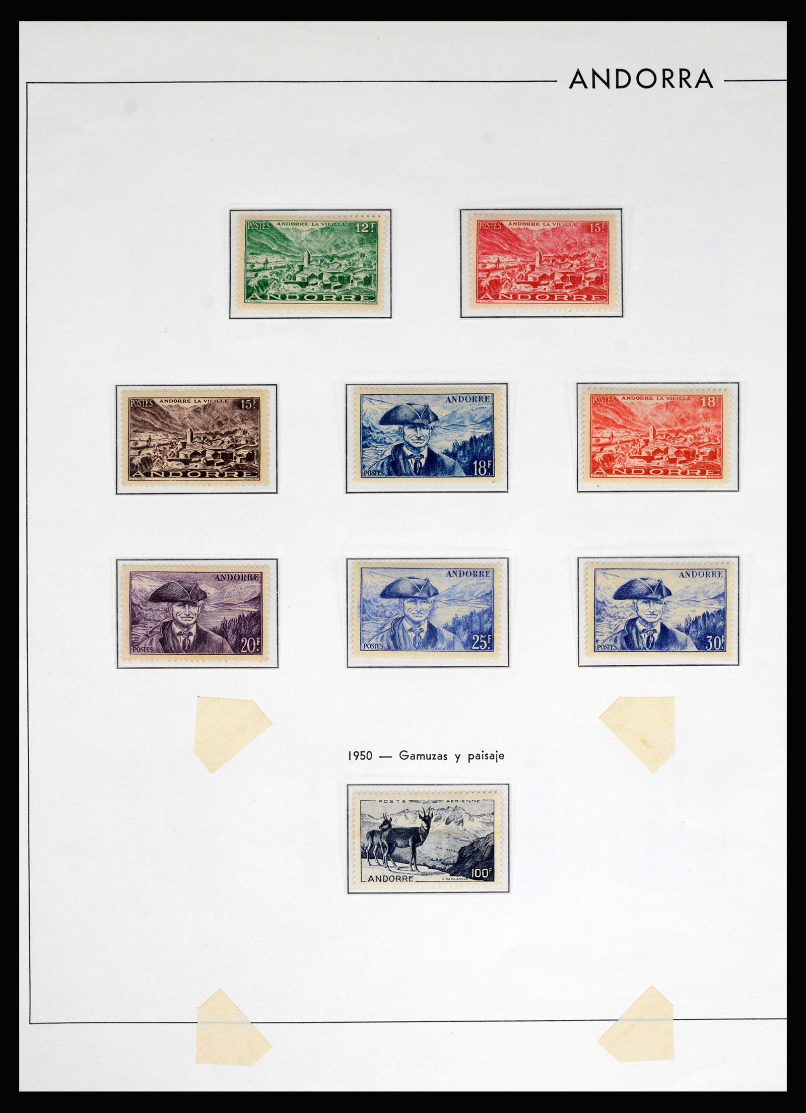 37165 012 - Postzegelverzameling 37165 Frans Andorra 1931-2001.