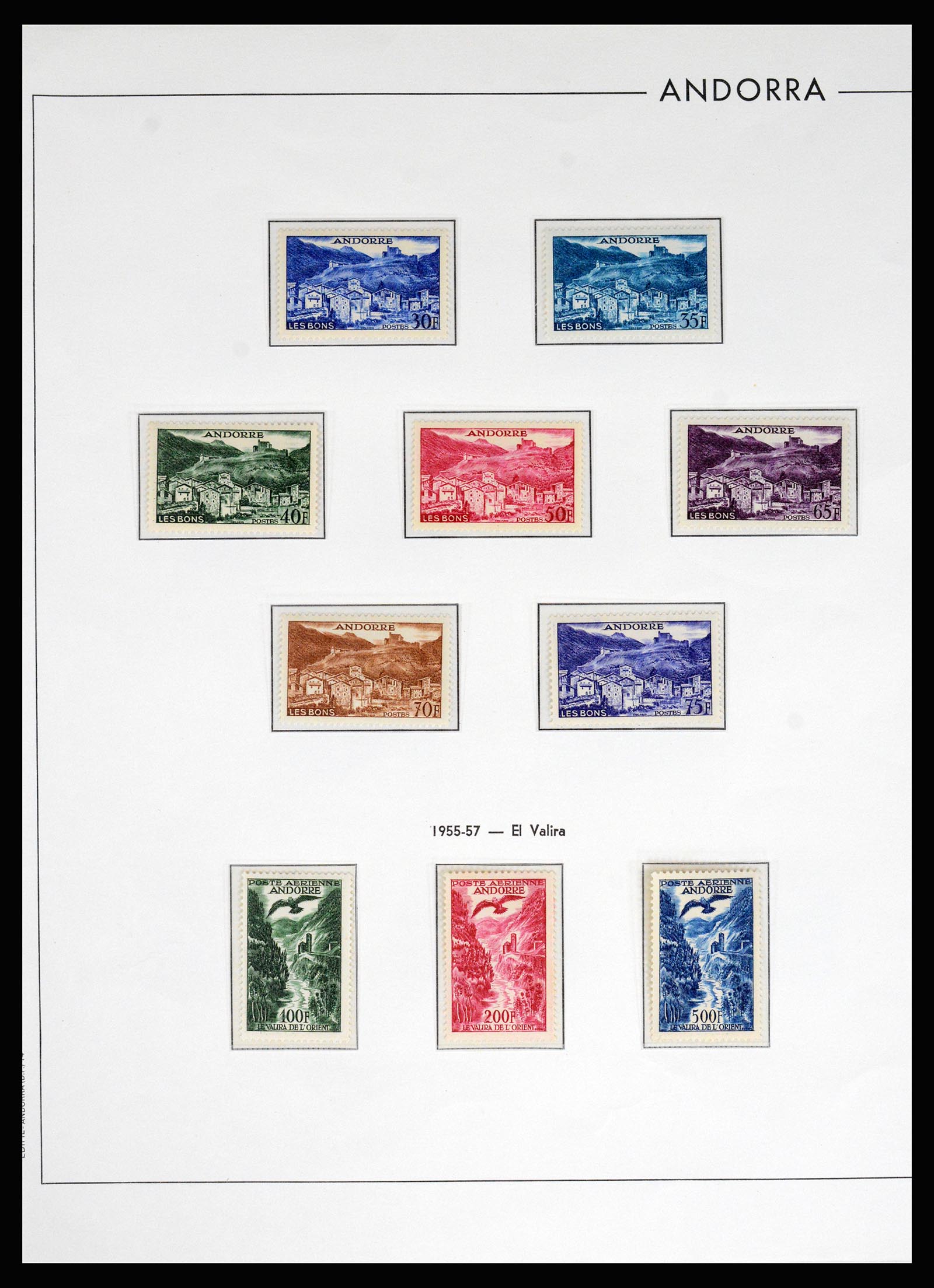 37165 014 - Postzegelverzameling 37165 Frans Andorra 1931-2001.