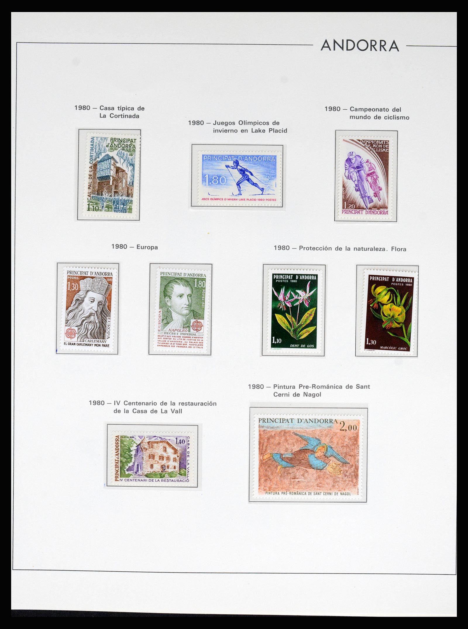 37165 031 - Postzegelverzameling 37165 Frans Andorra 1931-2001.