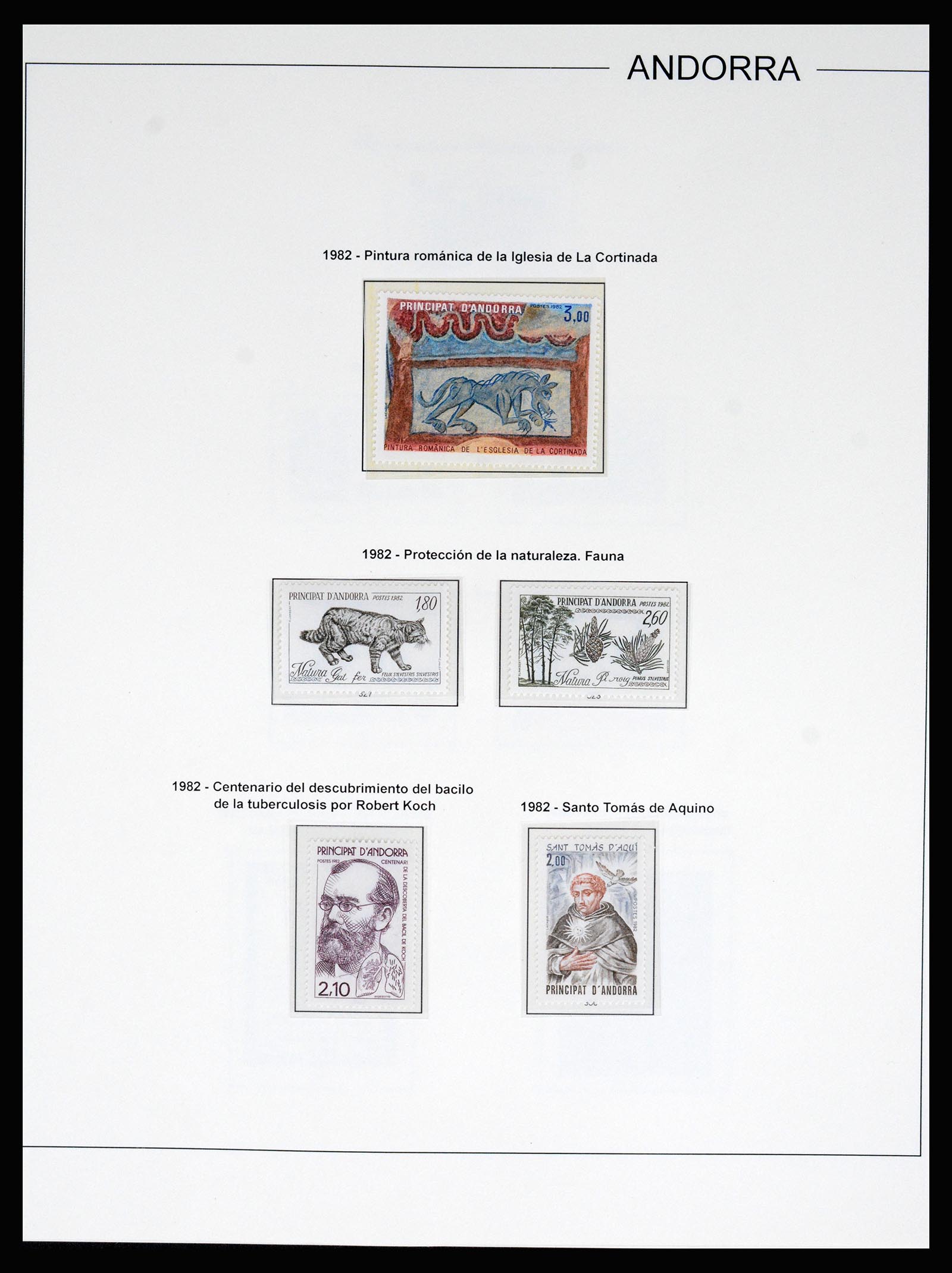 37165 034 - Postzegelverzameling 37165 Frans Andorra 1931-2001.
