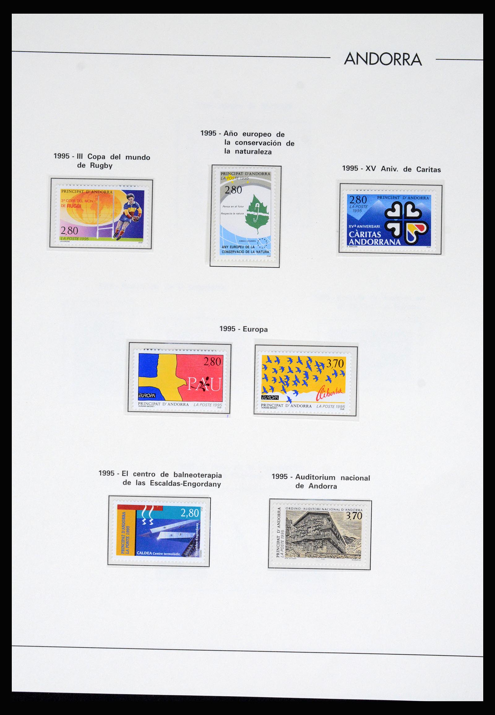 37165 053 - Postzegelverzameling 37165 Frans Andorra 1931-2001.