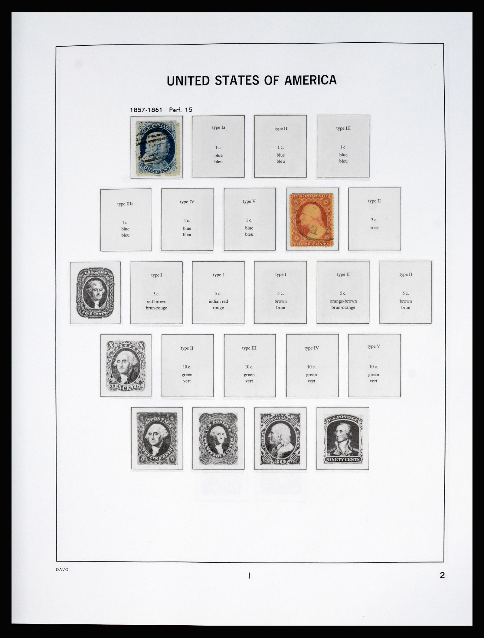 37166 002 - Postzegelverzameling 37166 USA 1851-2008.