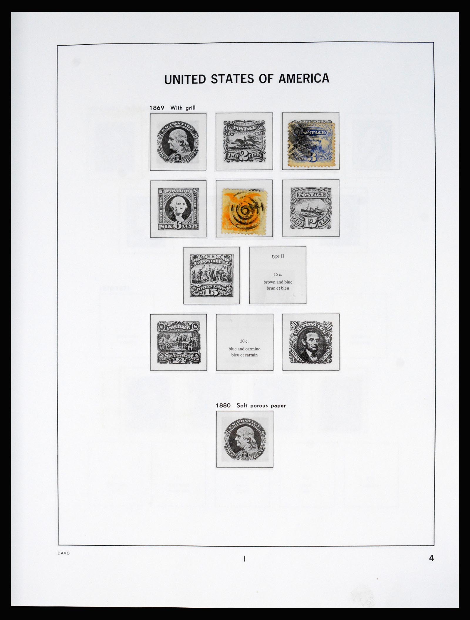 37166 005 - Stamp collection 37166 USA 1851-2008.