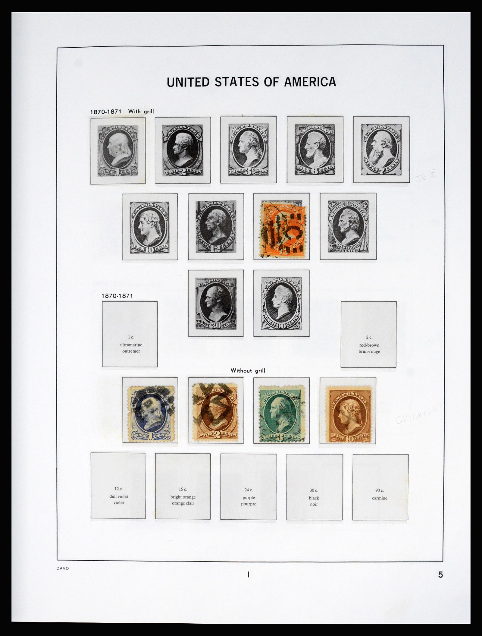 37166 006 - Postzegelverzameling 37166 USA 1851-2008.