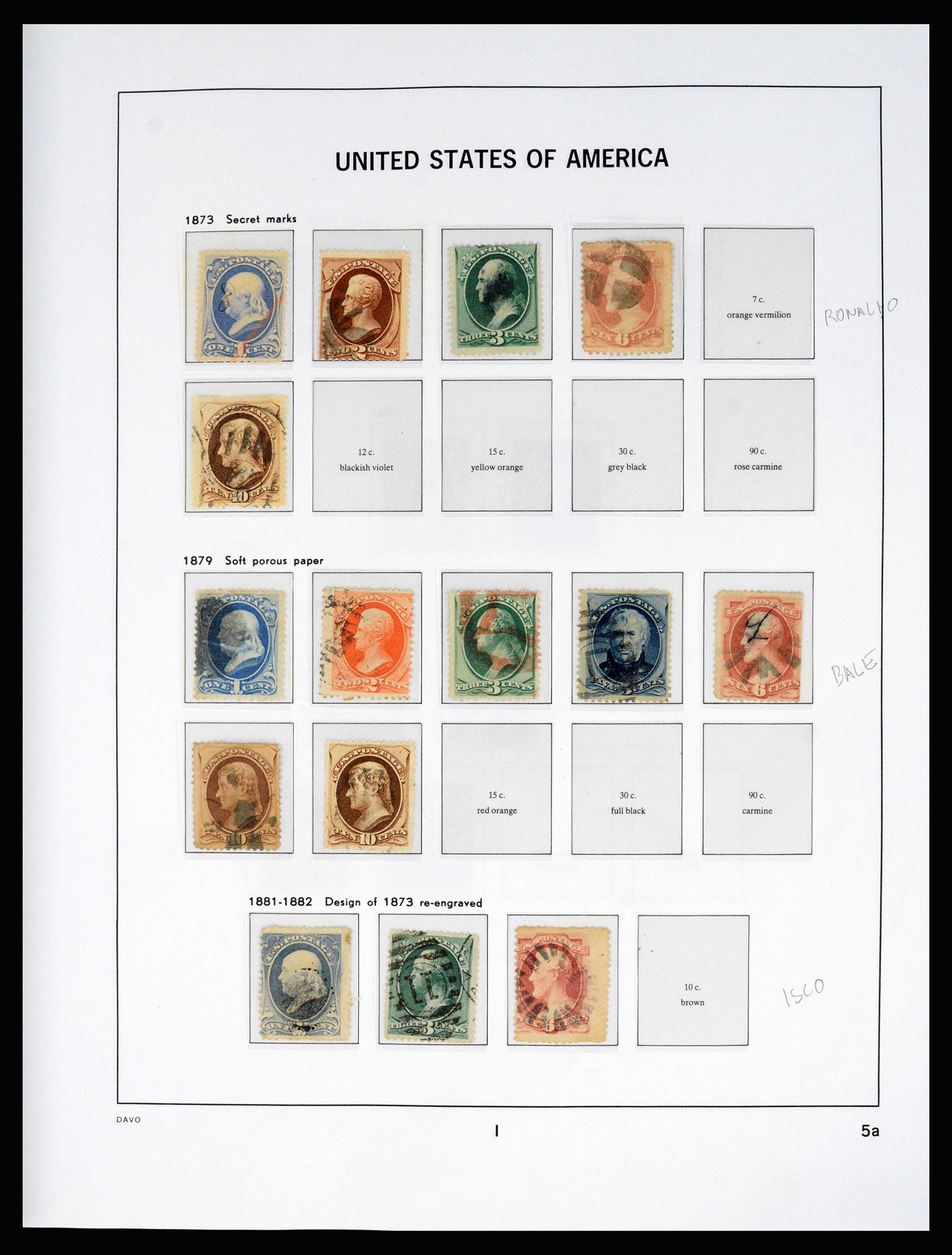 37166 007 - Stamp collection 37166 USA 1851-2008.