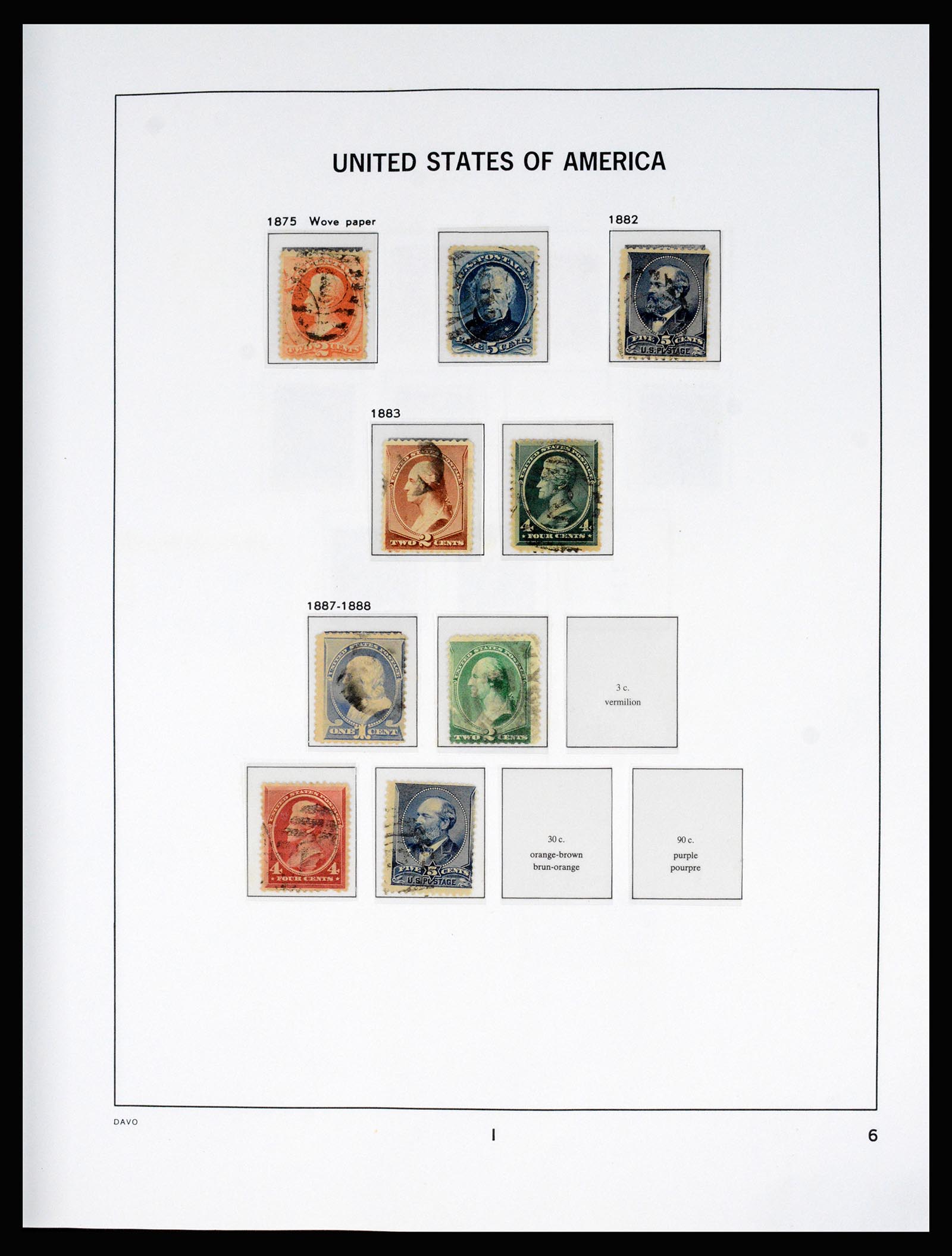 37166 008 - Stamp collection 37166 USA 1851-2008.