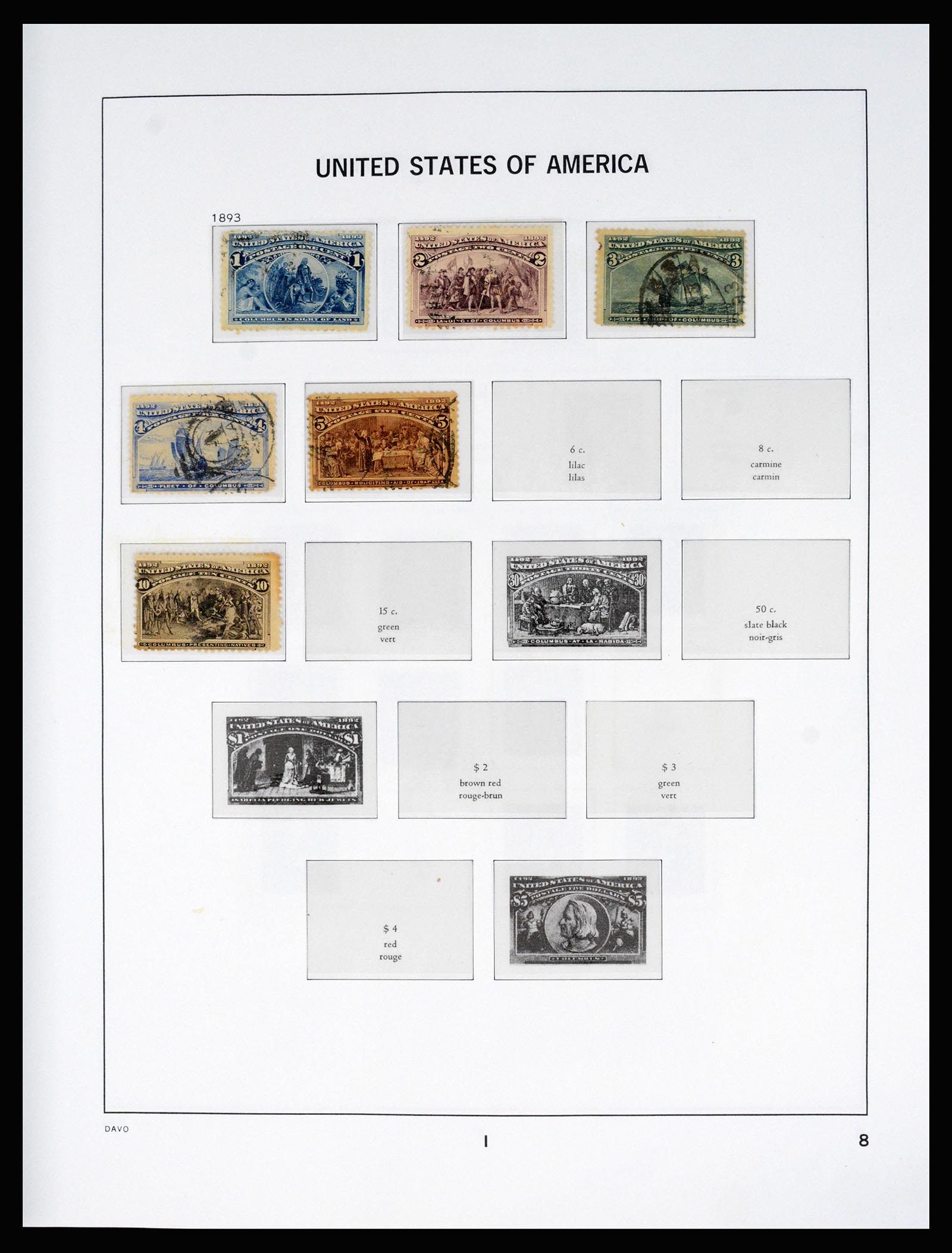 37166 010 - Stamp collection 37166 USA 1851-2008.