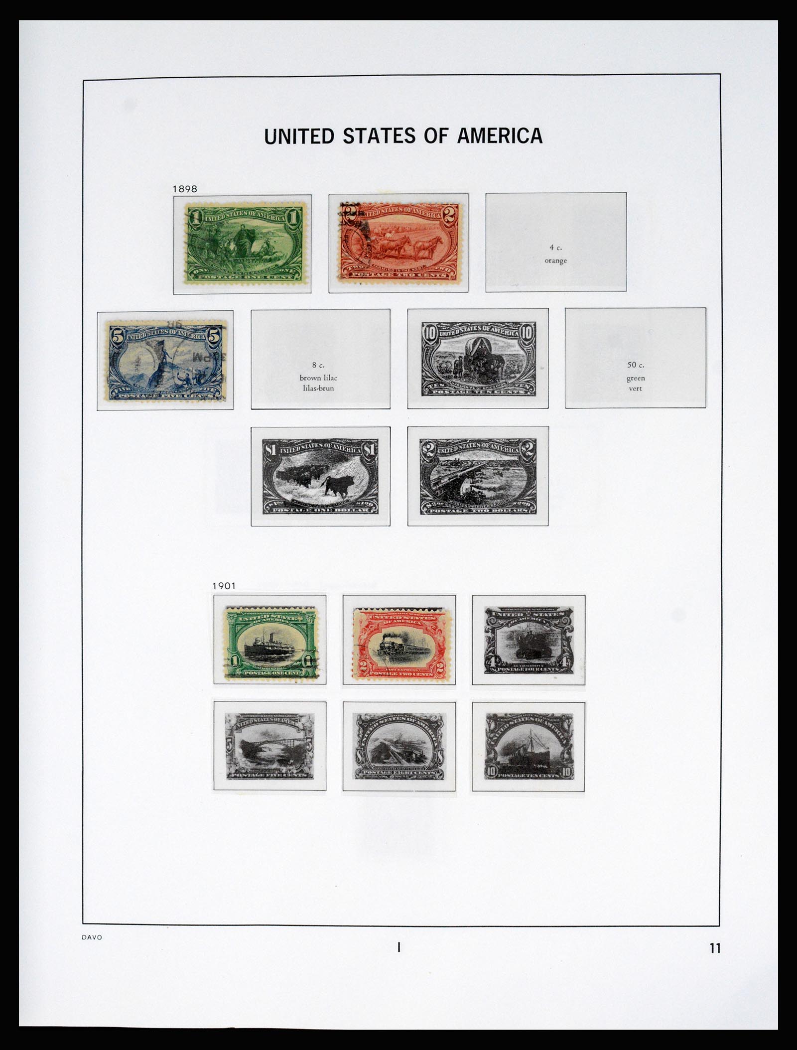 37166 013 - Stamp collection 37166 USA 1851-2008.