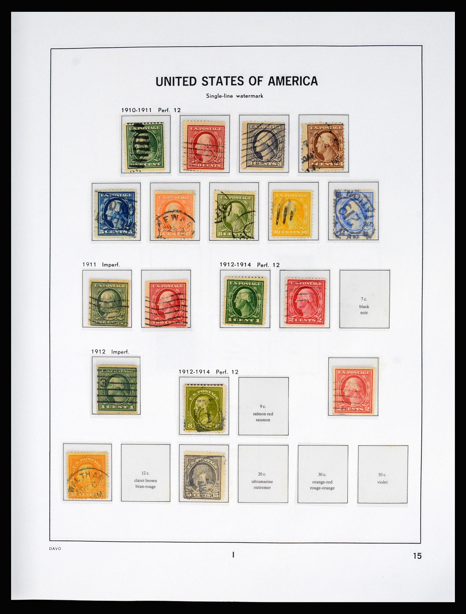 37166 018 - Stamp collection 37166 USA 1851-2008.