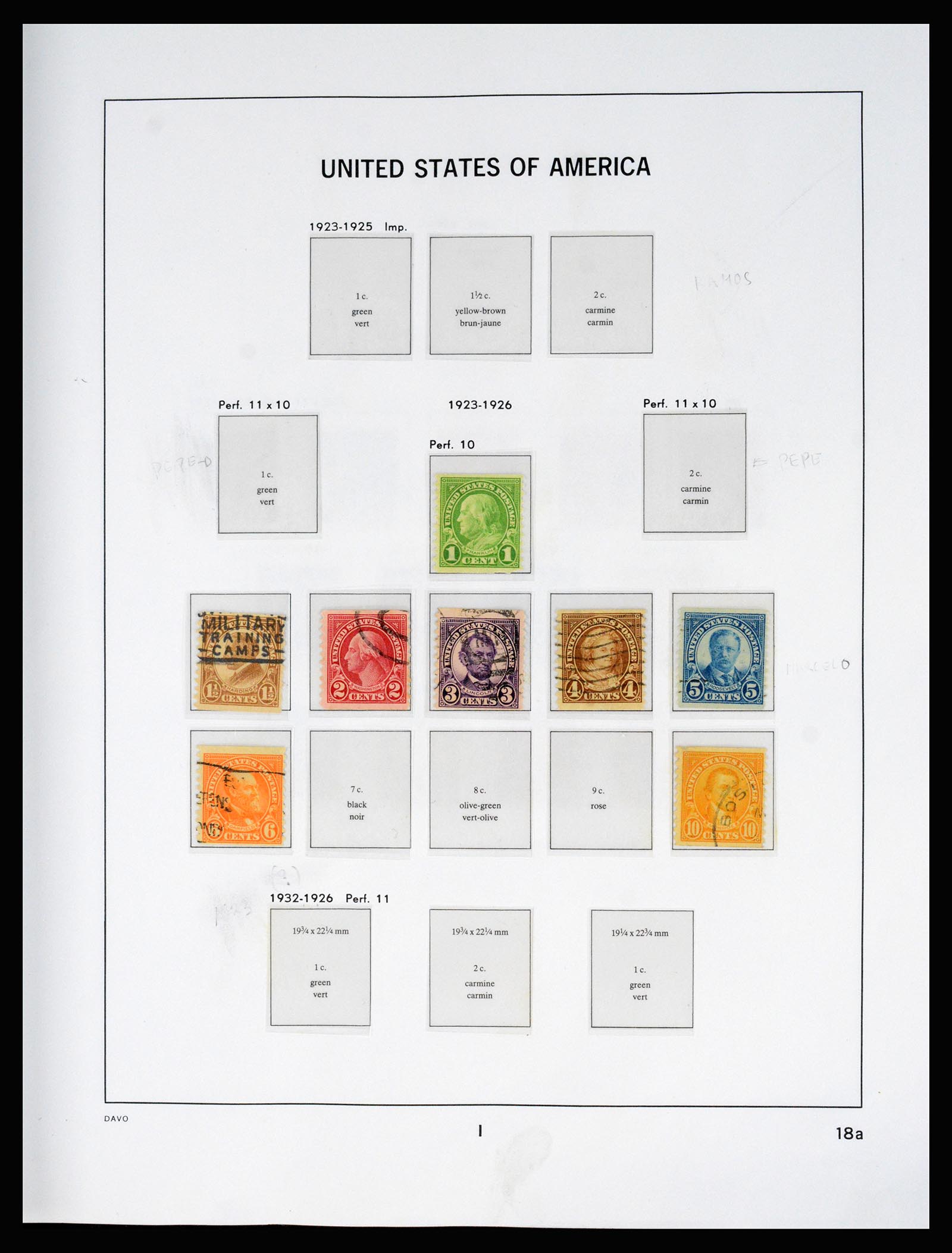 37166 026 - Postzegelverzameling 37166 USA 1851-2008.