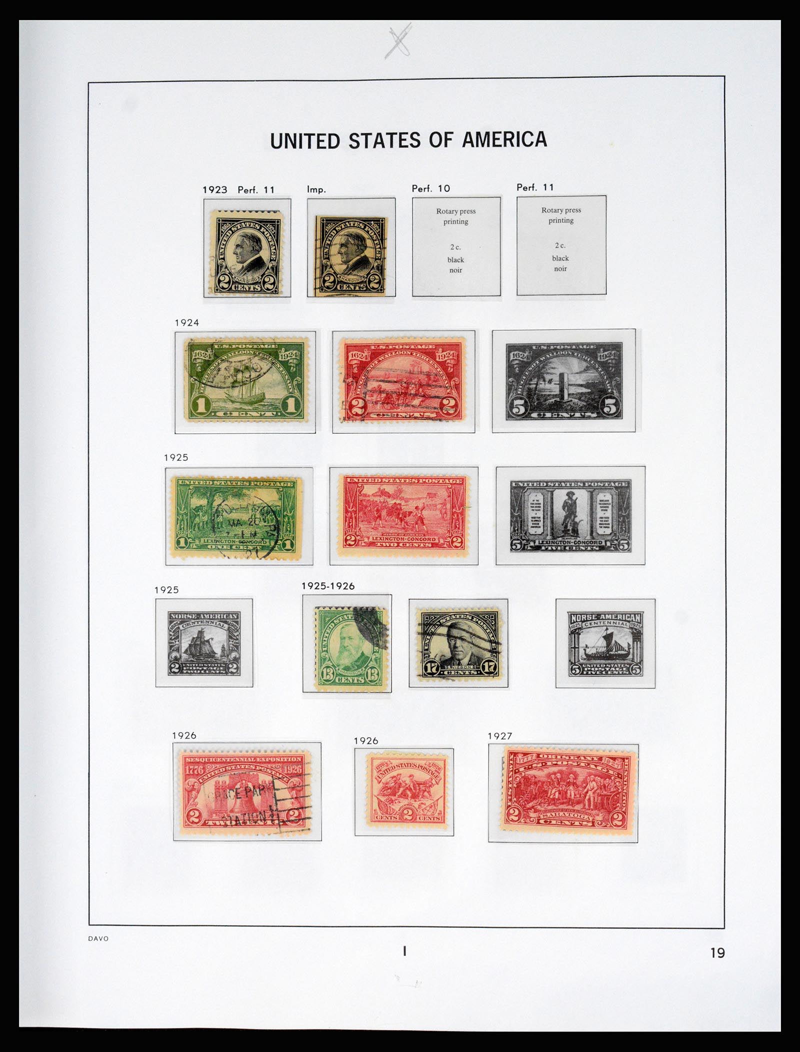 37166 028 - Postzegelverzameling 37166 USA 1851-2008.