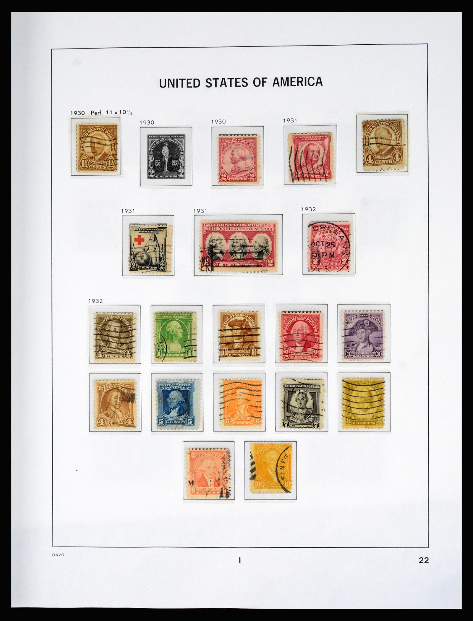 37166 032 - Postzegelverzameling 37166 USA 1851-2008.