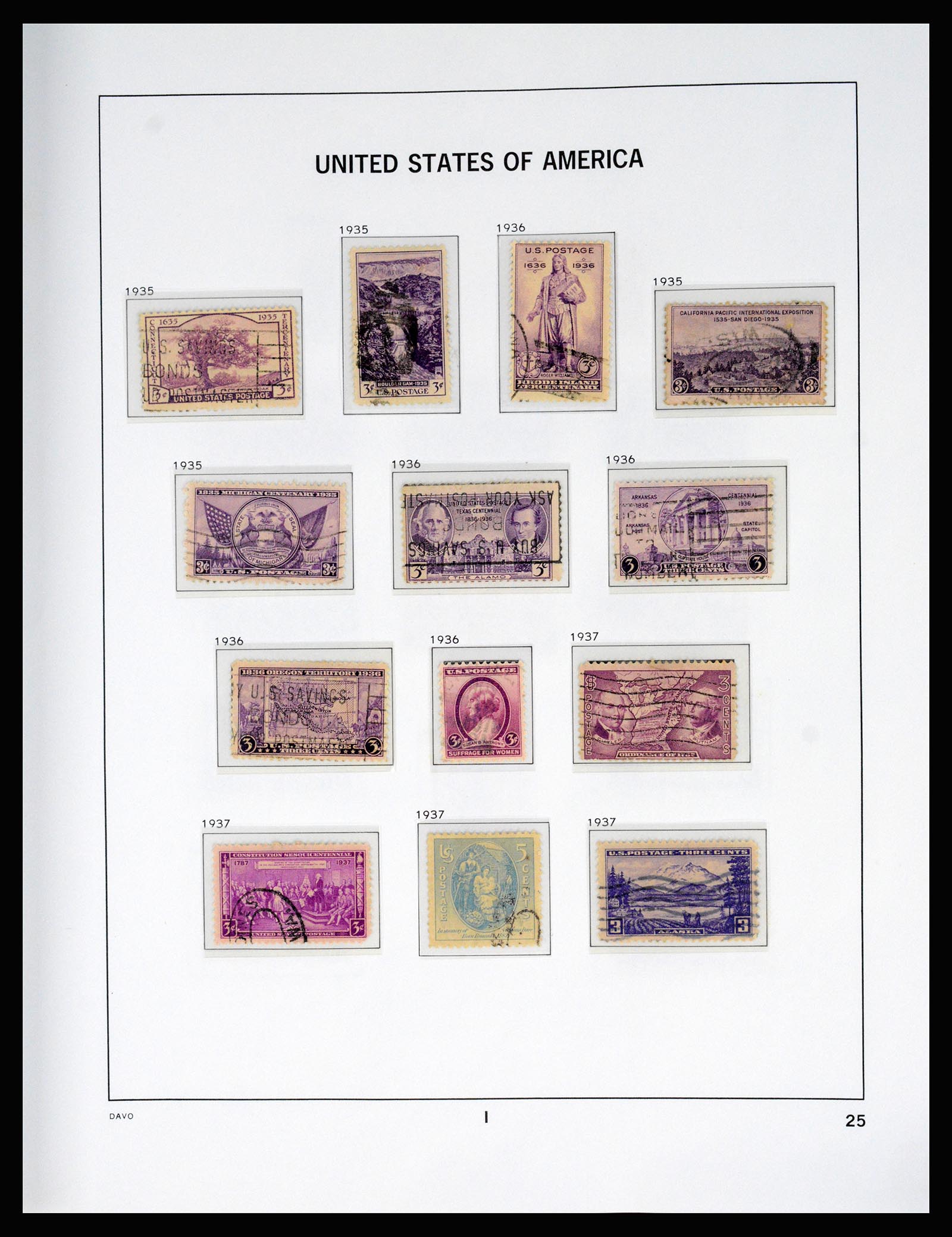37166 037 - Postzegelverzameling 37166 USA 1851-2008.