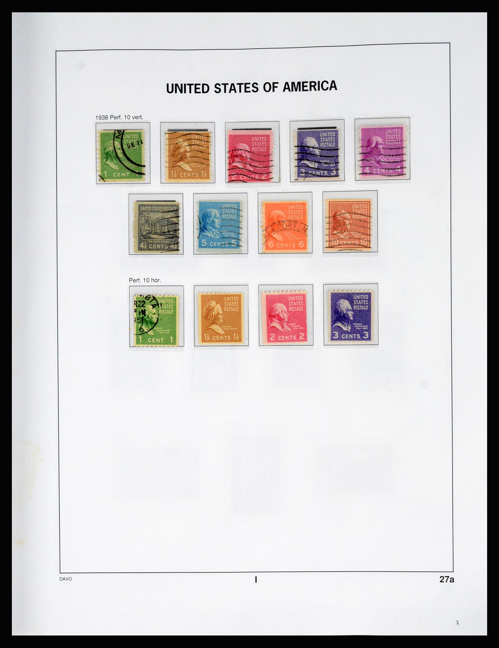 37166 040 - Postzegelverzameling 37166 USA 1851-2008.
