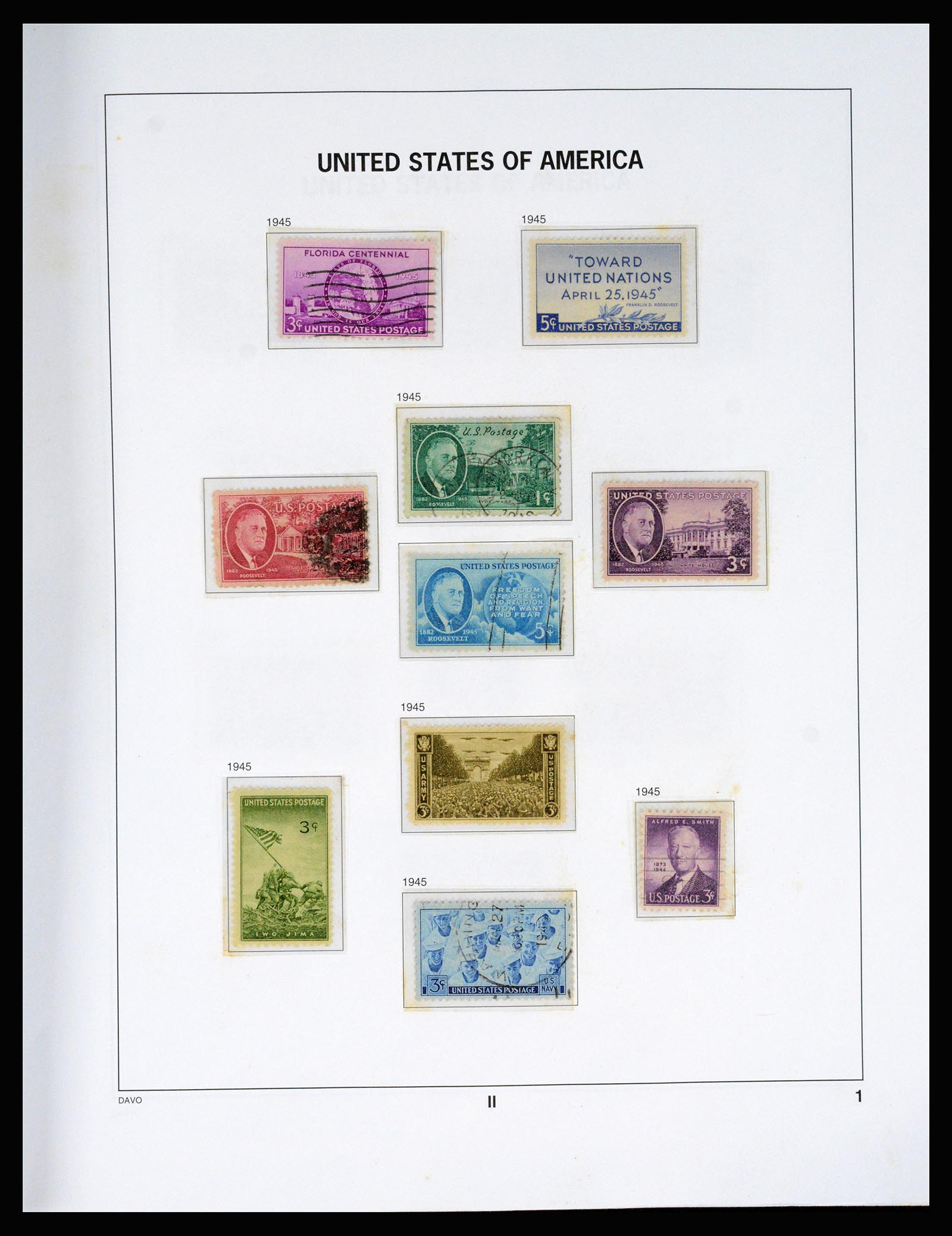 37166 046 - Postzegelverzameling 37166 USA 1851-2008.