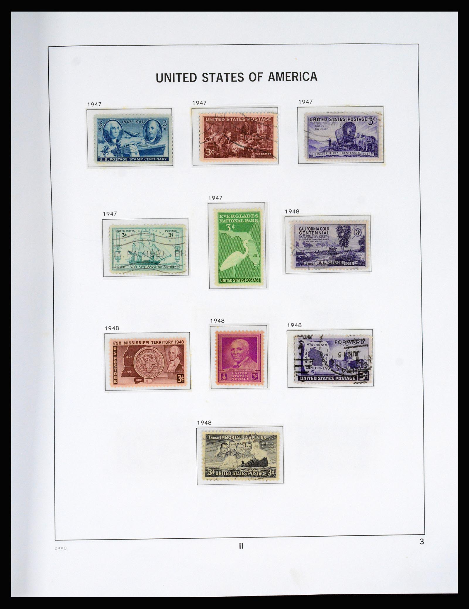 37166 048 - Postzegelverzameling 37166 USA 1851-2008.