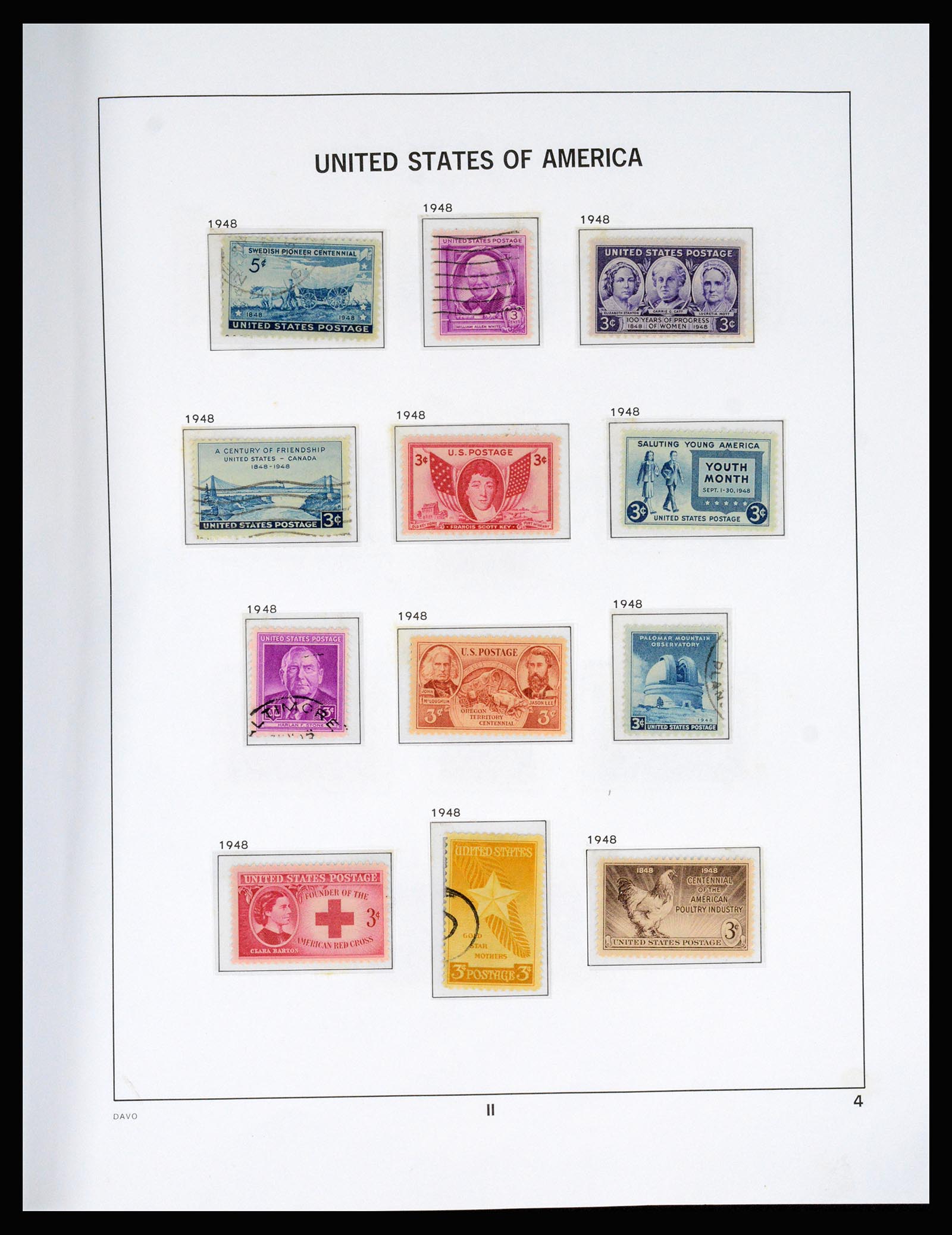 37166 049 - Postzegelverzameling 37166 USA 1851-2008.
