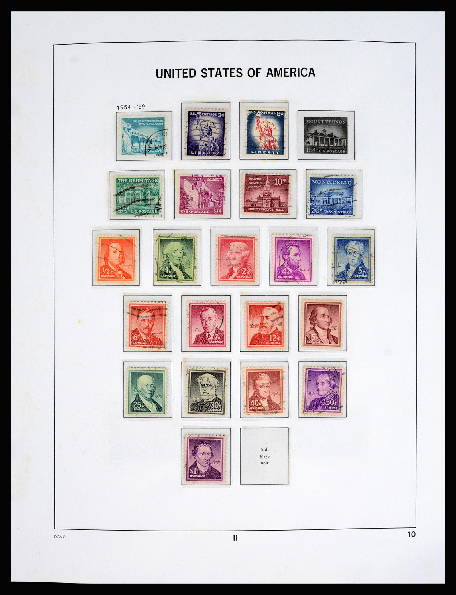 37166 055 - Postzegelverzameling 37166 USA 1851-2008.
