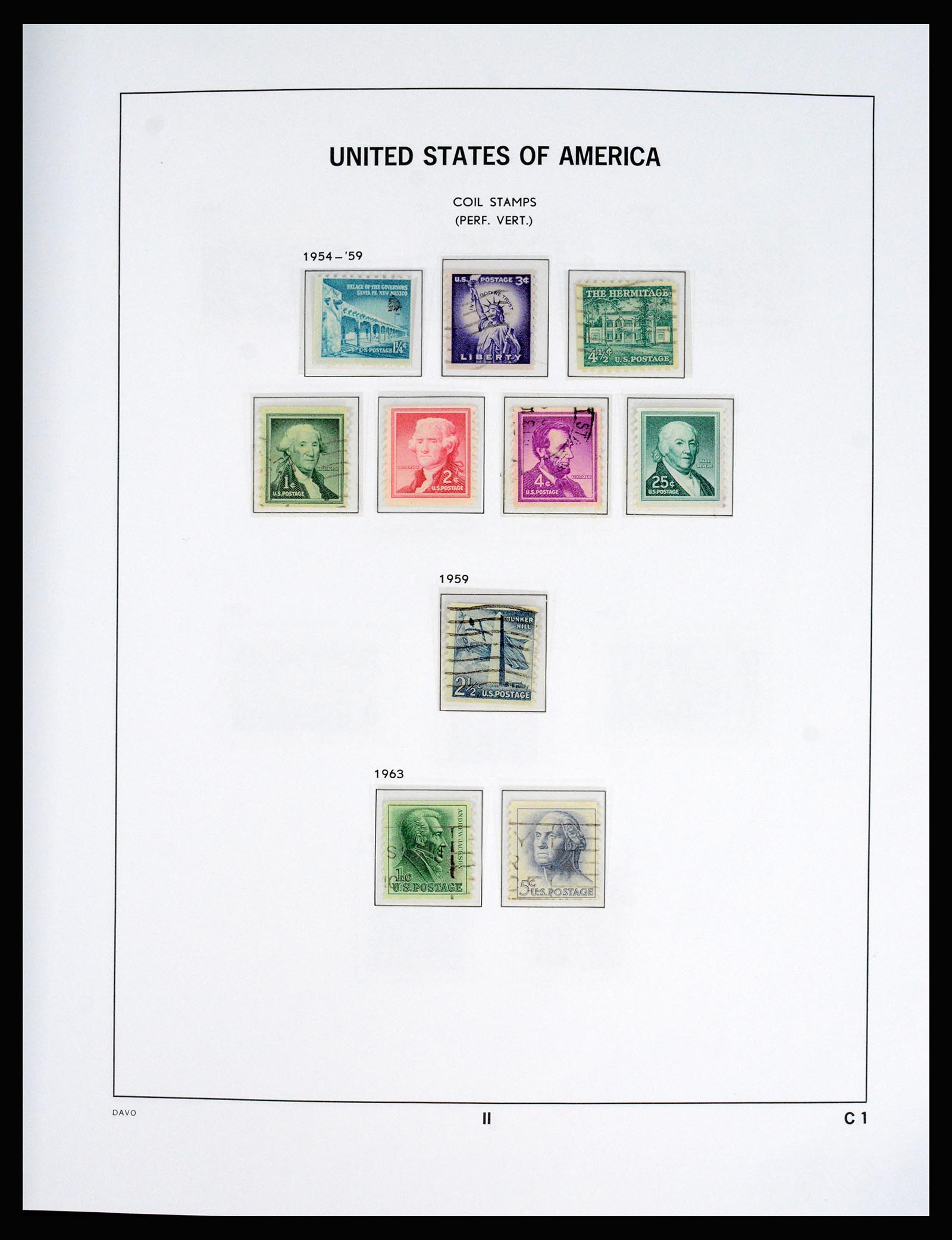 37166 062 - Postzegelverzameling 37166 USA 1851-2008.