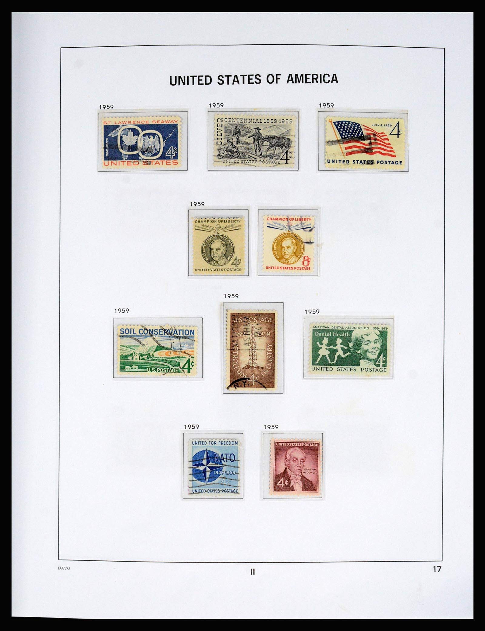 37166 063 - Postzegelverzameling 37166 USA 1851-2008.