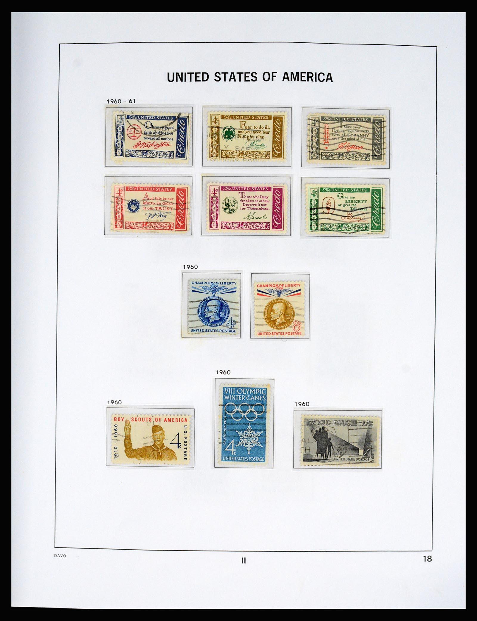 37166 064 - Postzegelverzameling 37166 USA 1851-2008.
