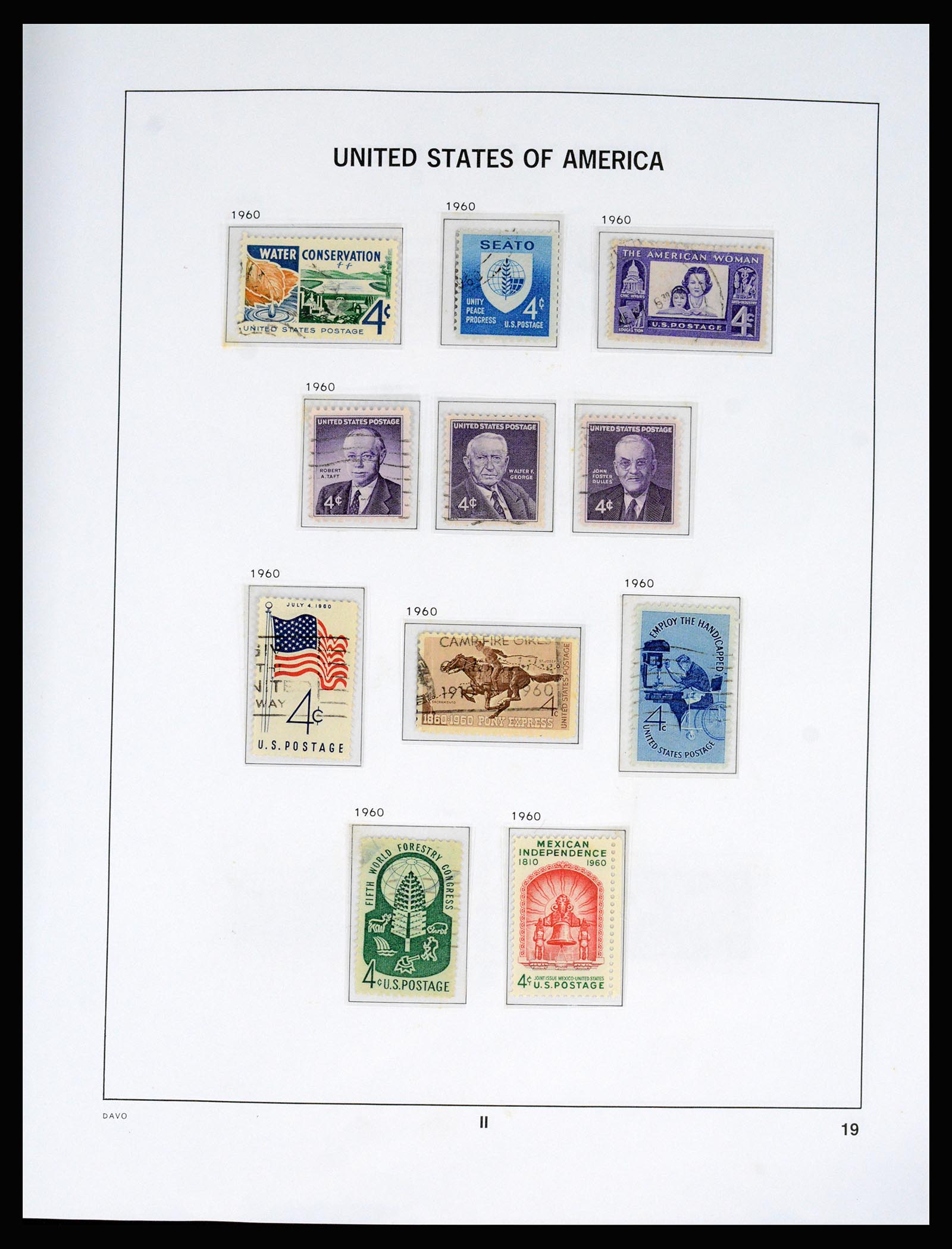 37166 065 - Postzegelverzameling 37166 USA 1851-2008.