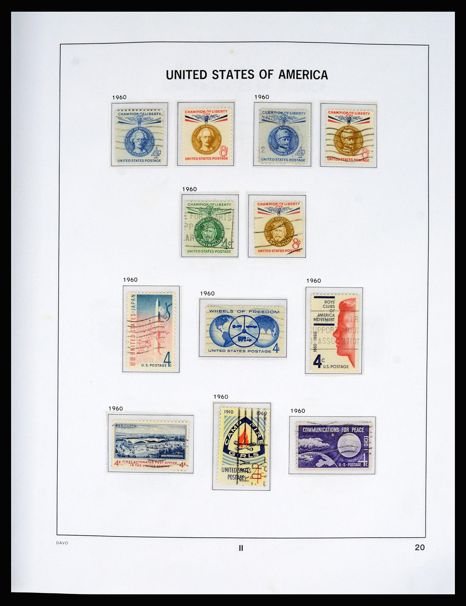 37166 066 - Postzegelverzameling 37166 USA 1851-2008.