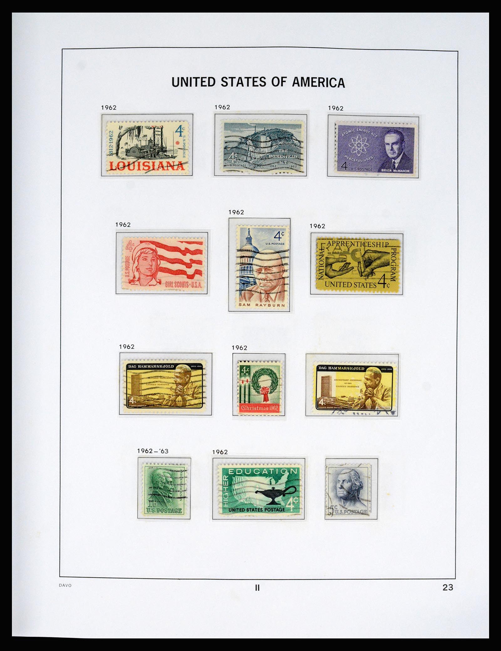 37166 069 - Postzegelverzameling 37166 USA 1851-2008.