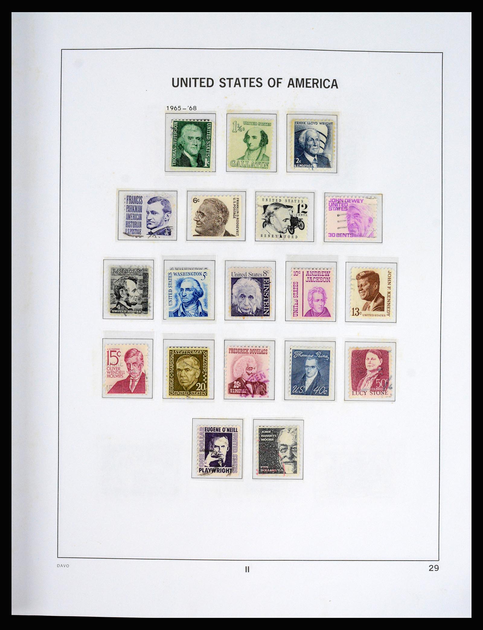 37166 075 - Postzegelverzameling 37166 USA 1851-2008.