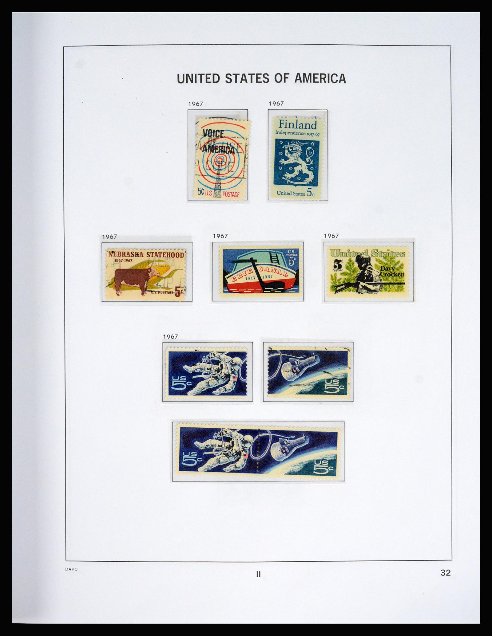 37166 078 - Postzegelverzameling 37166 USA 1851-2008.