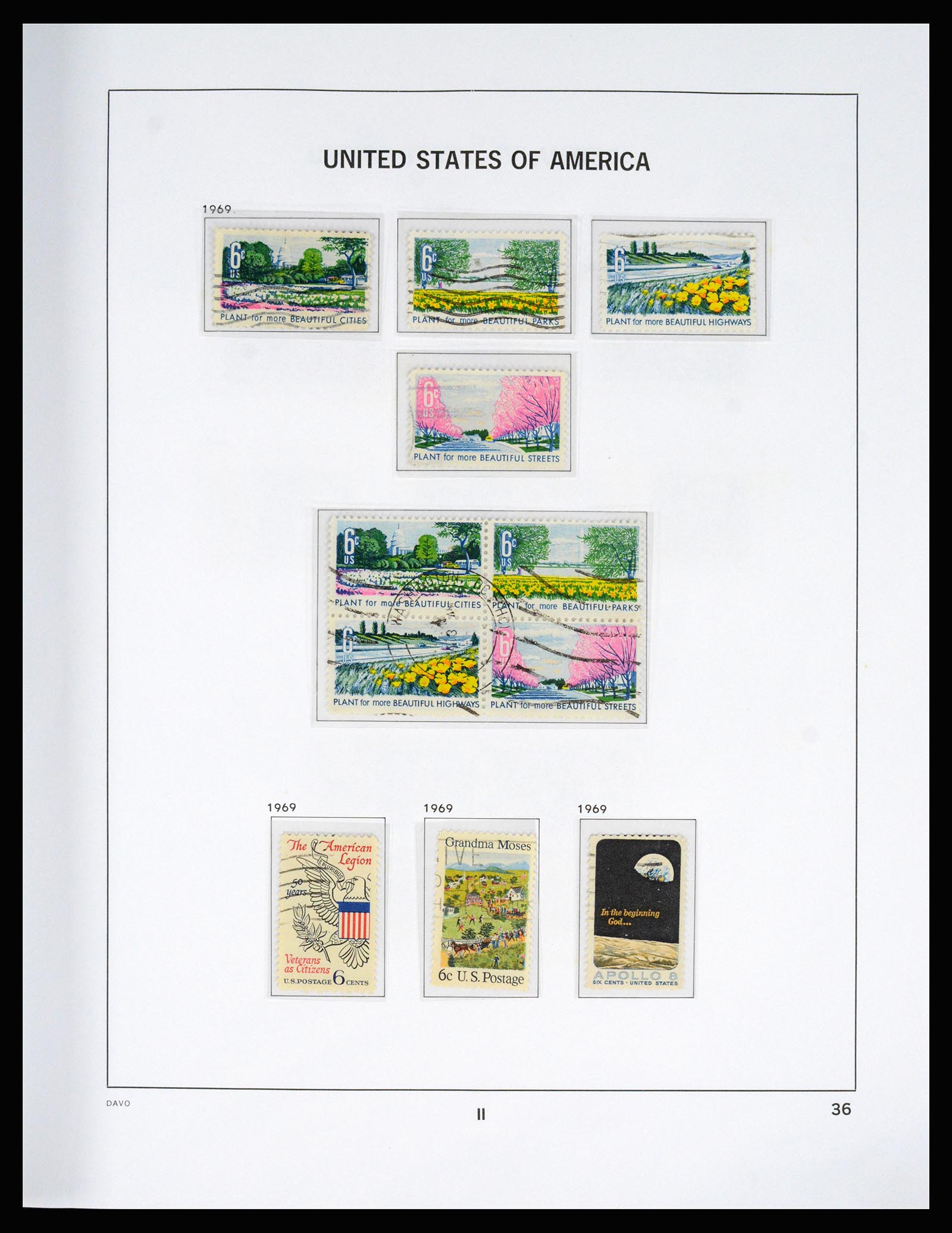 37166 082 - Postzegelverzameling 37166 USA 1851-2008.