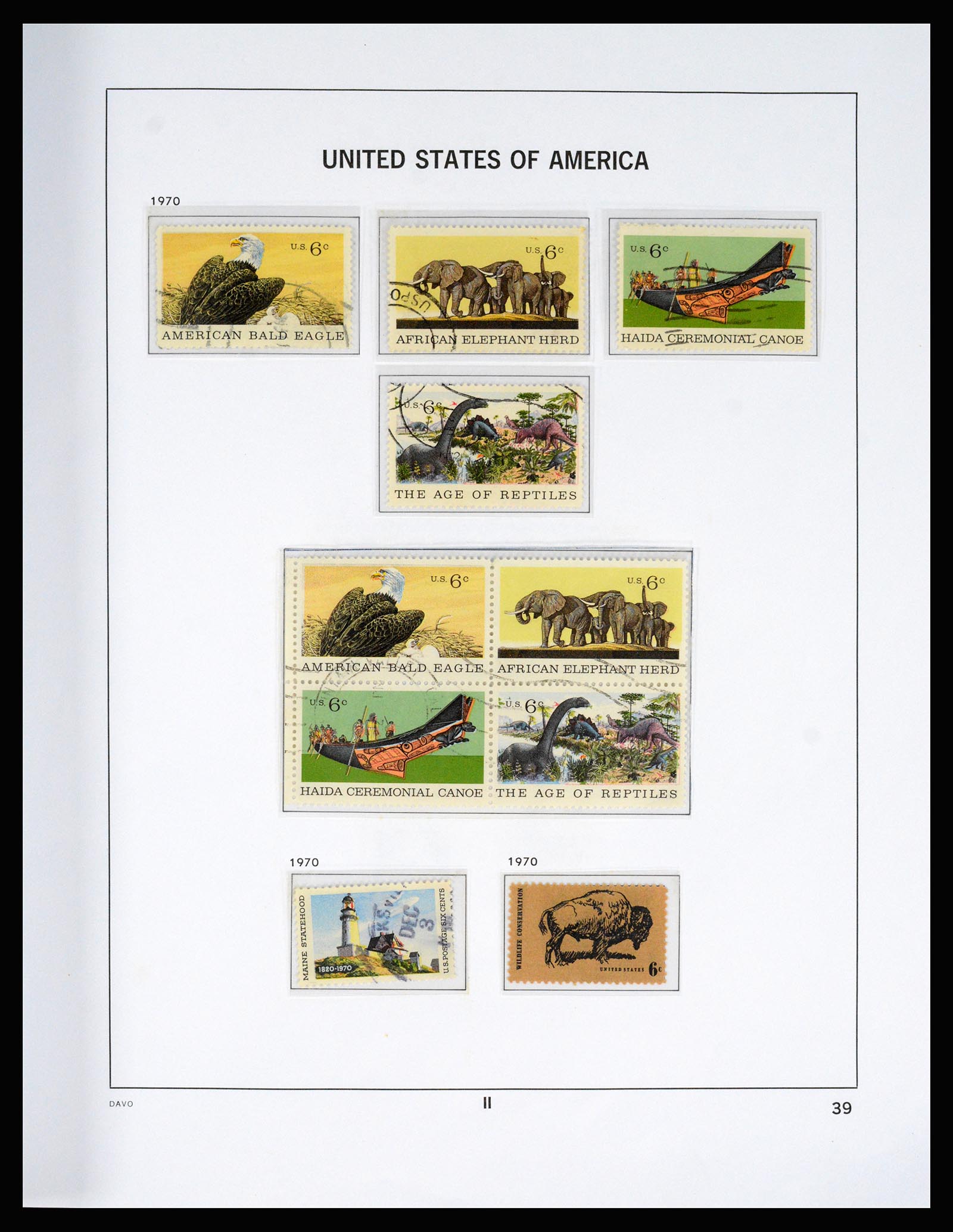 37166 085 - Postzegelverzameling 37166 USA 1851-2008.